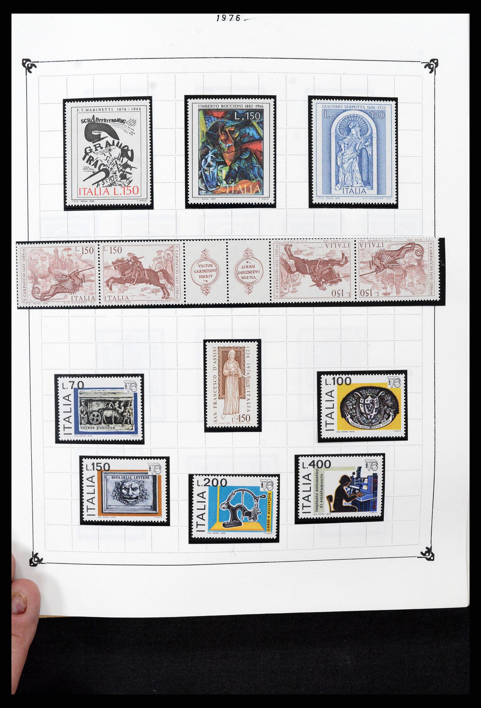 37284 098 - Postzegelverzameling 37284 Italië 1862-1986.