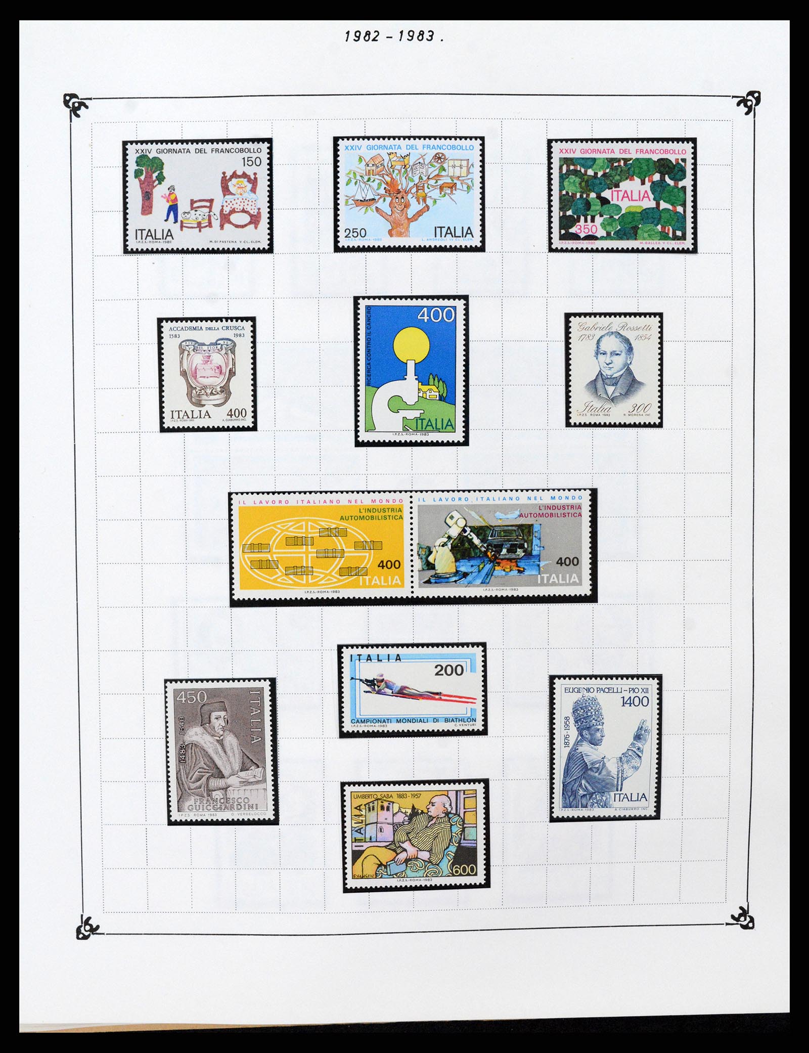 37284 122 - Postzegelverzameling 37284 Italië 1862-1986.