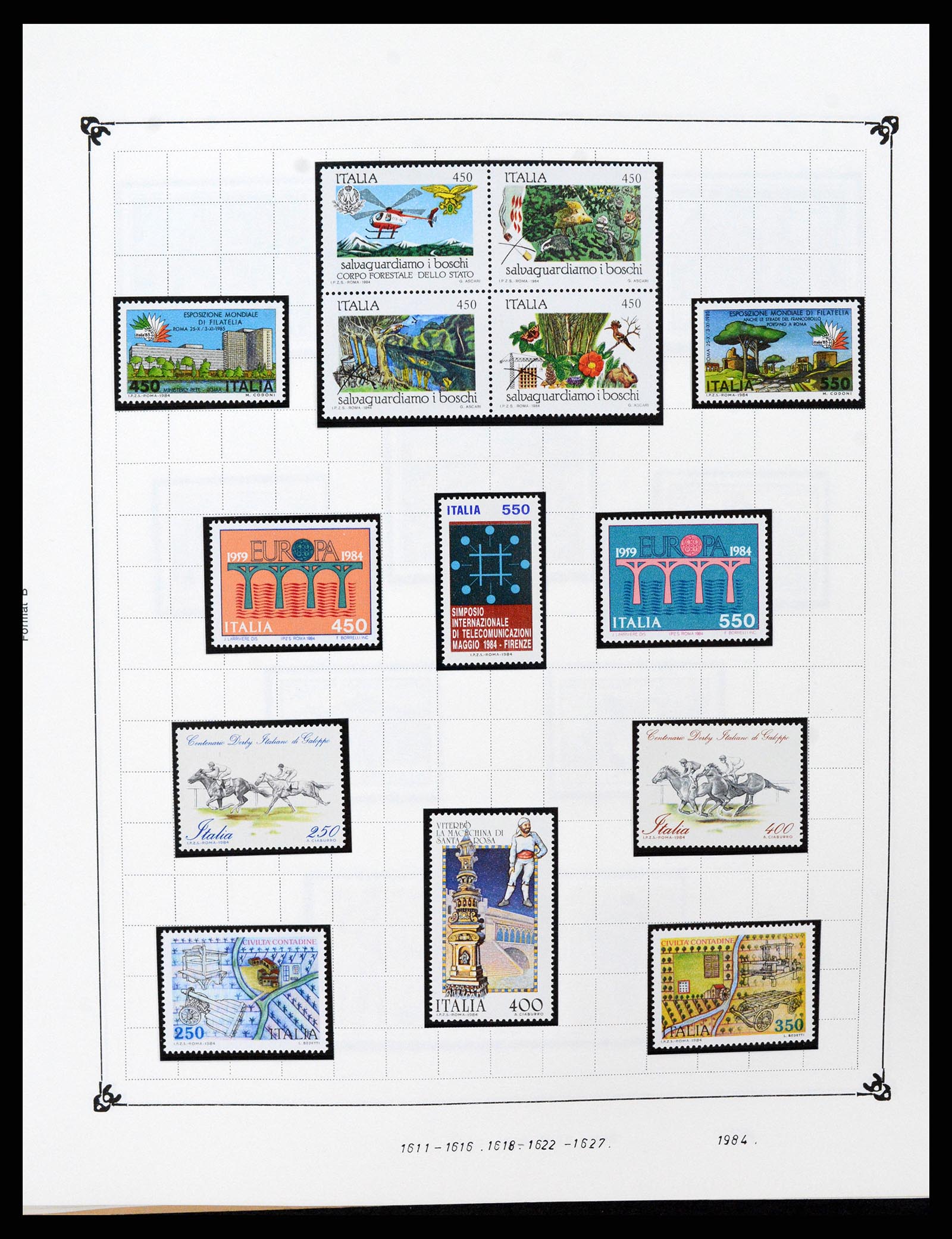 37284 127 - Postzegelverzameling 37284 Italië 1862-1986.