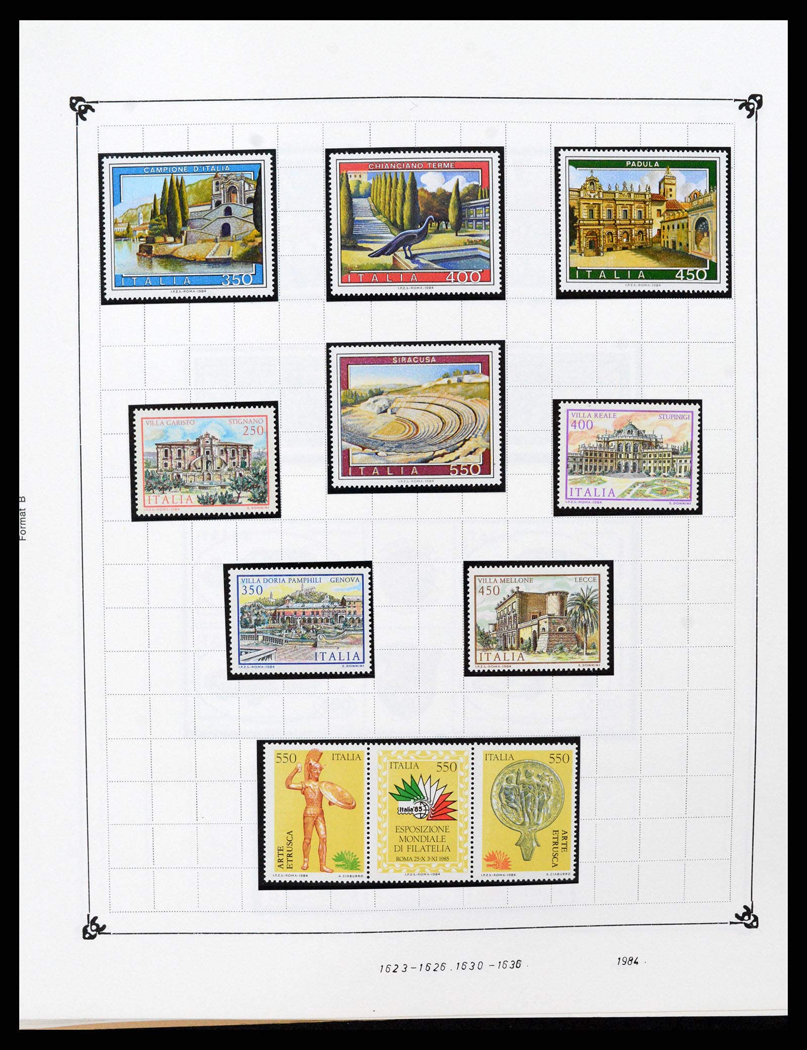 37284 128 - Postzegelverzameling 37284 Italië 1862-1986.