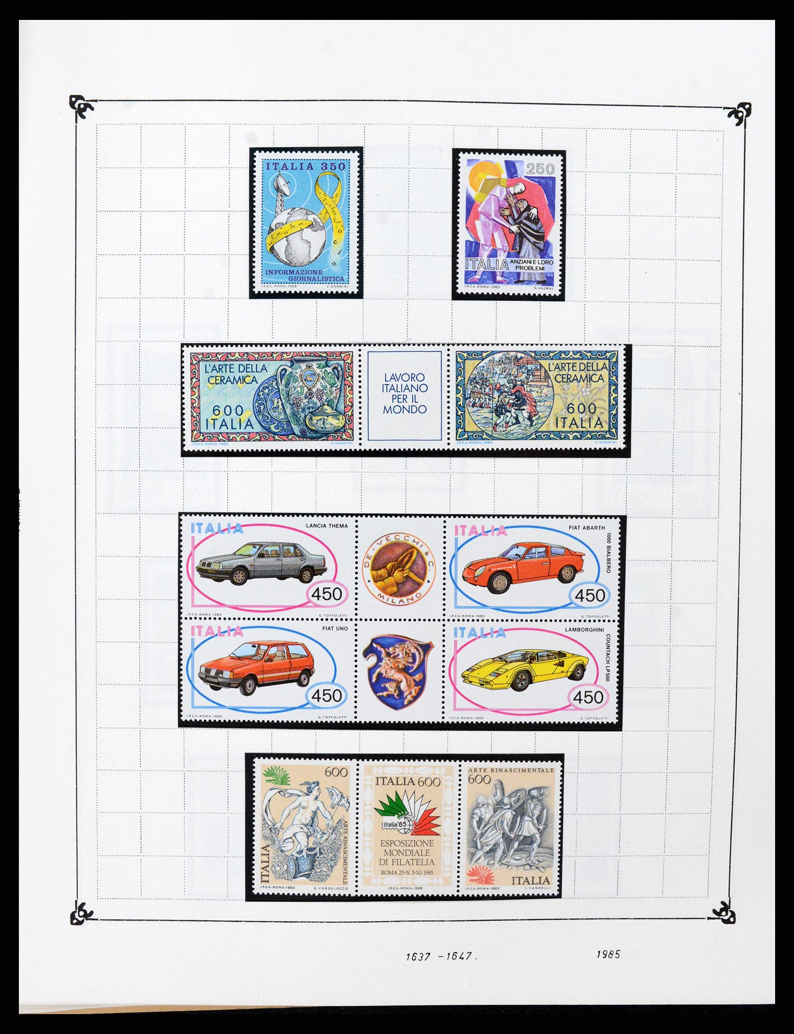 37284 129 - Postzegelverzameling 37284 Italië 1862-1986.