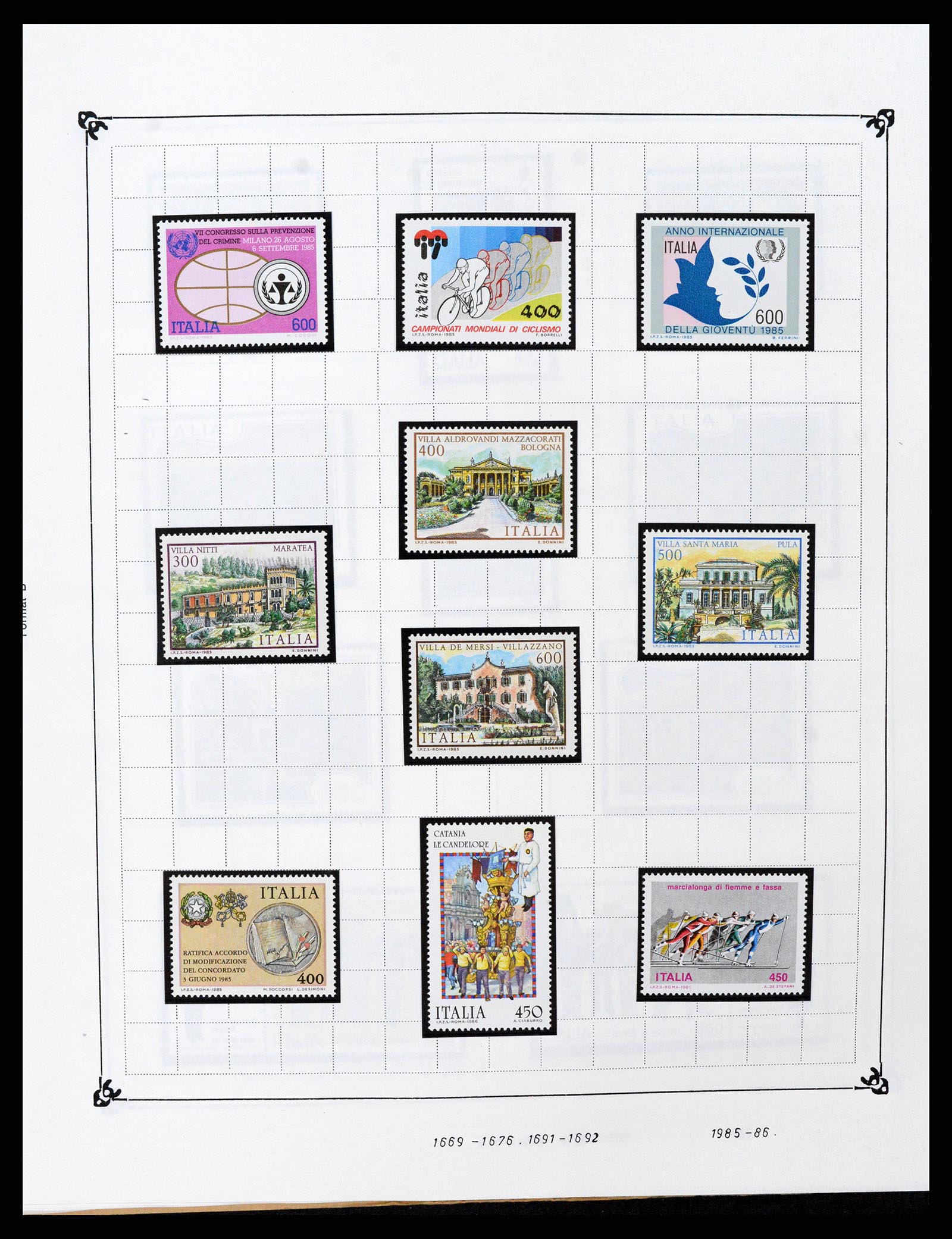 37284 134 - Postzegelverzameling 37284 Italië 1862-1986.
