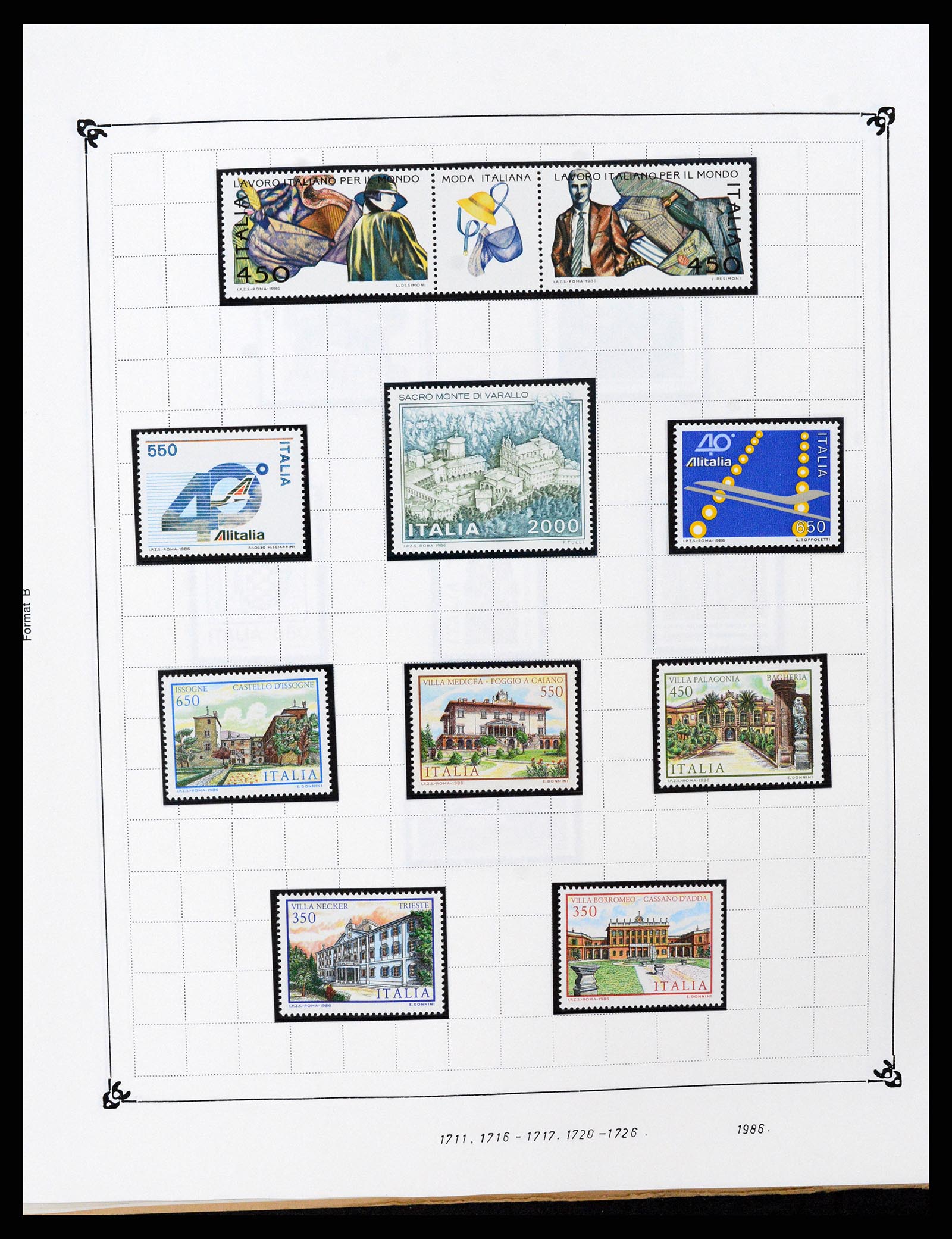 37284 137 - Postzegelverzameling 37284 Italië 1862-1986.