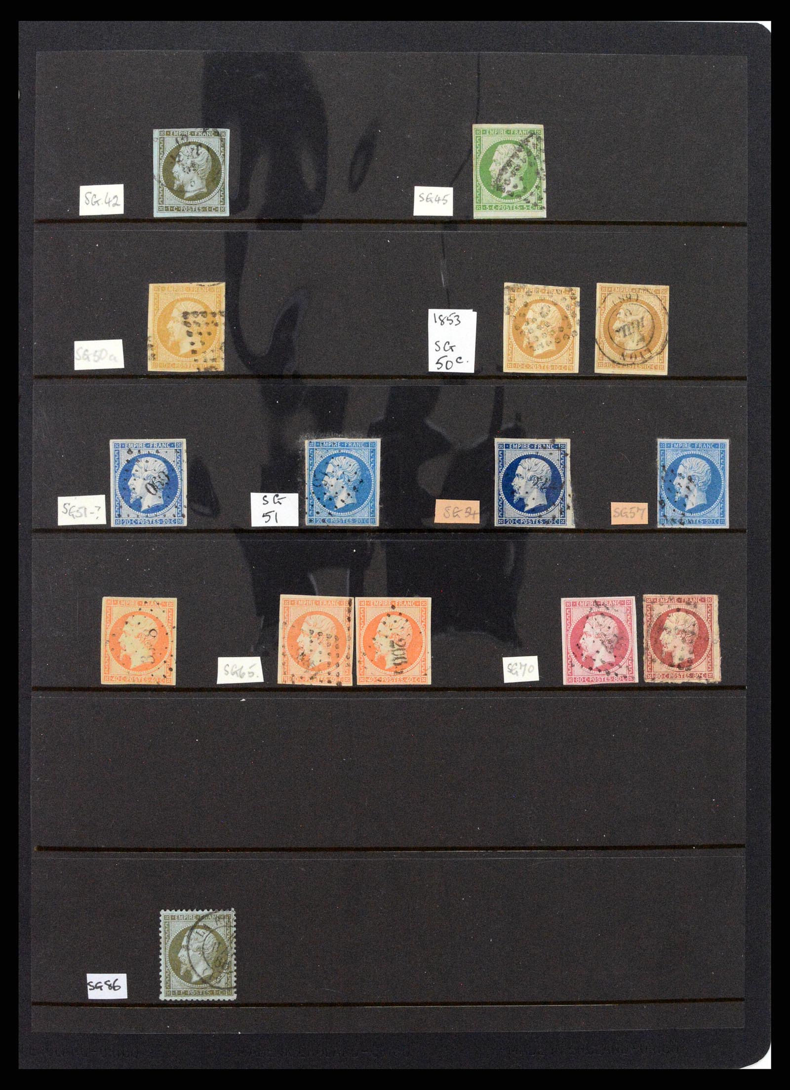 37285 002 - Postzegelverzameling 37285 Frankrijk 1849-1996.