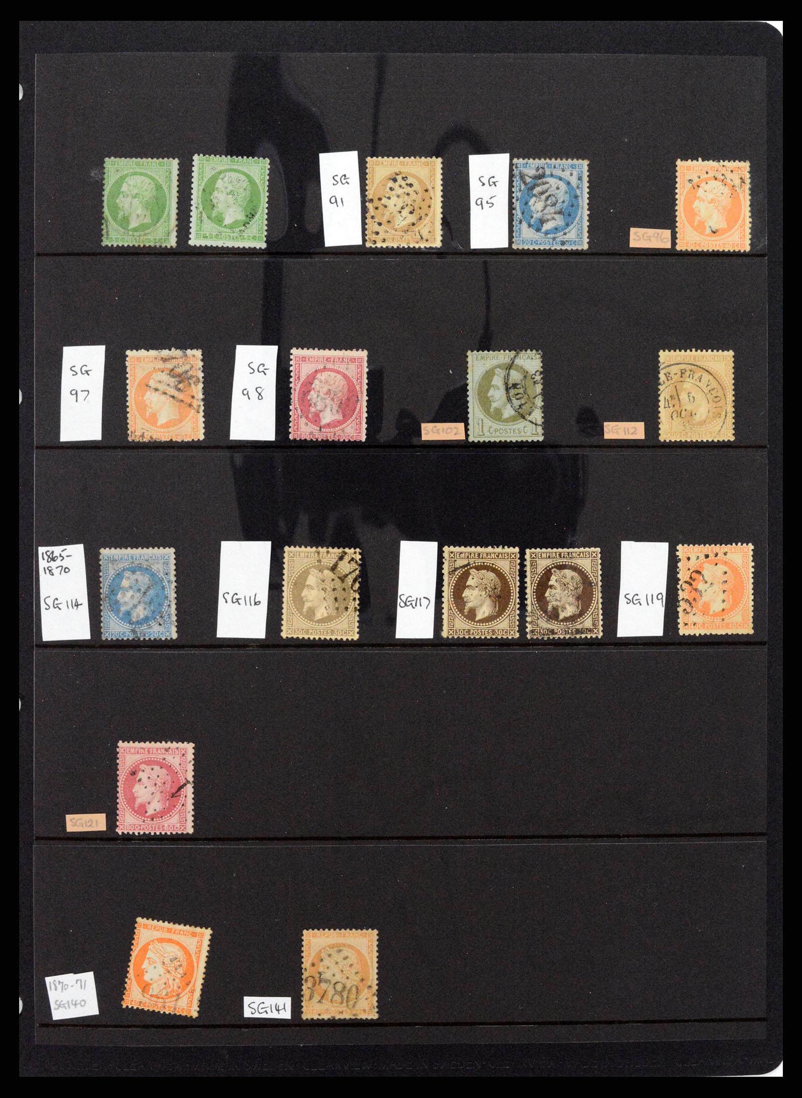 37285 003 - Postzegelverzameling 37285 Frankrijk 1849-1996.
