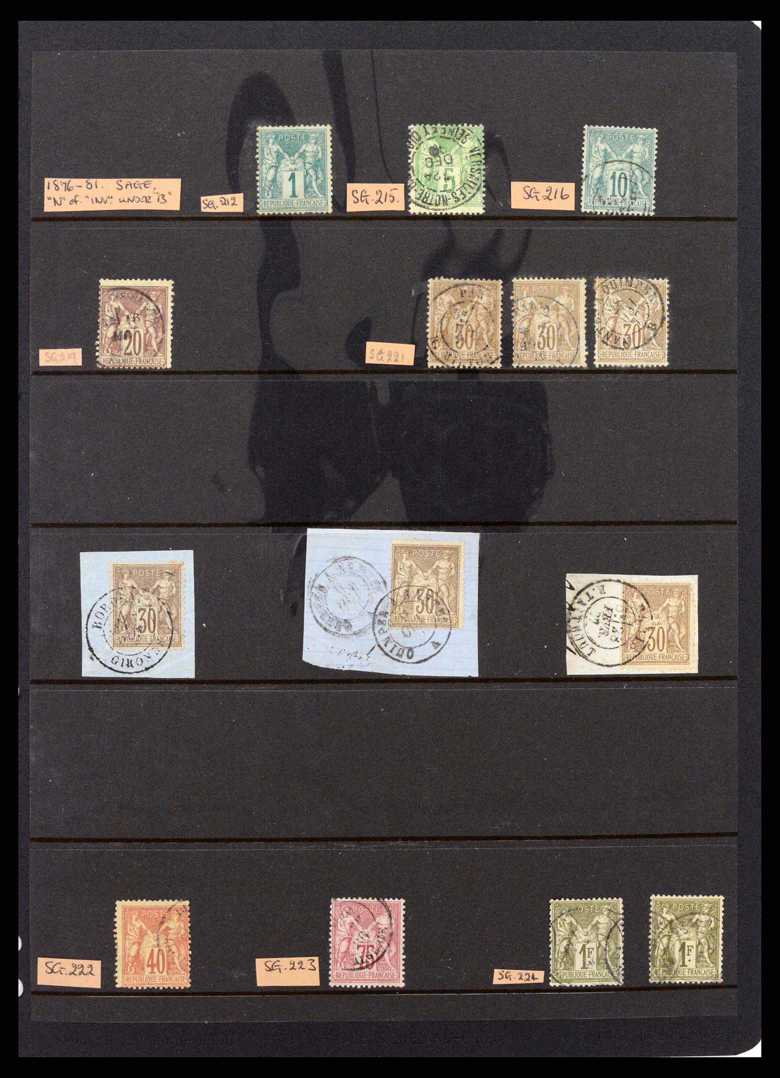 37285 005 - Postzegelverzameling 37285 Frankrijk 1849-1996.