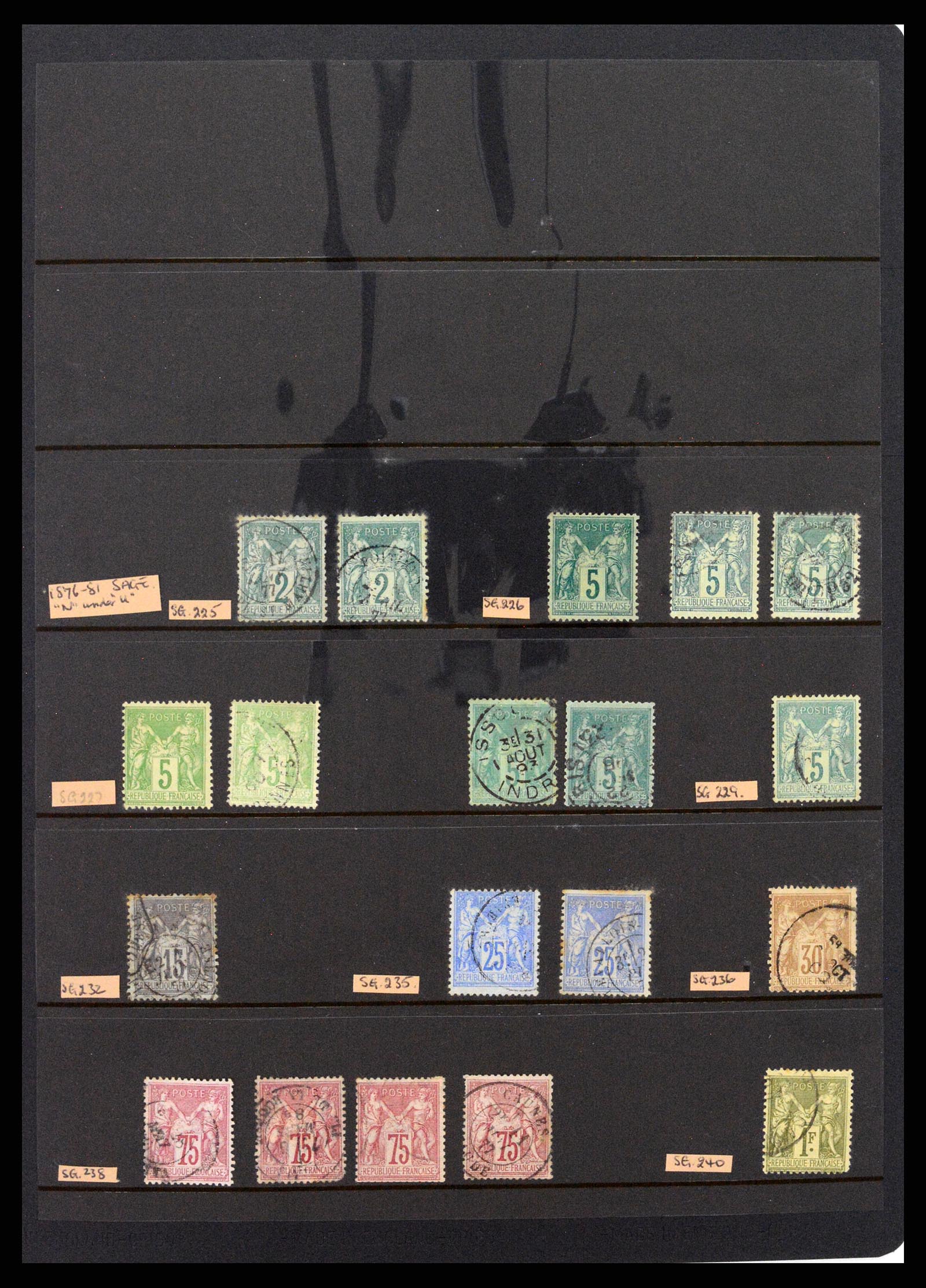 37285 006 - Postzegelverzameling 37285 Frankrijk 1849-1996.