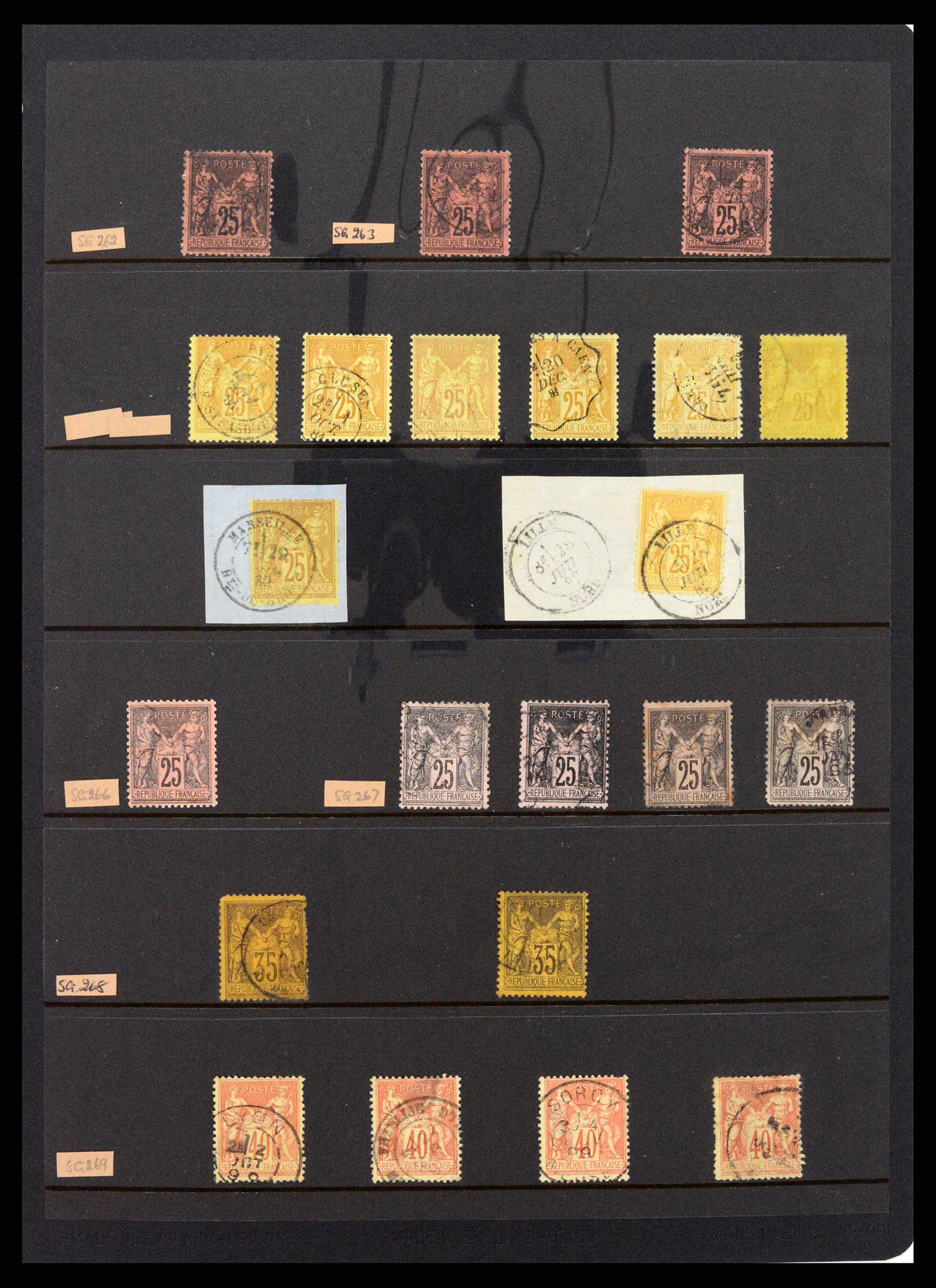 37285 008 - Postzegelverzameling 37285 Frankrijk 1849-1996.