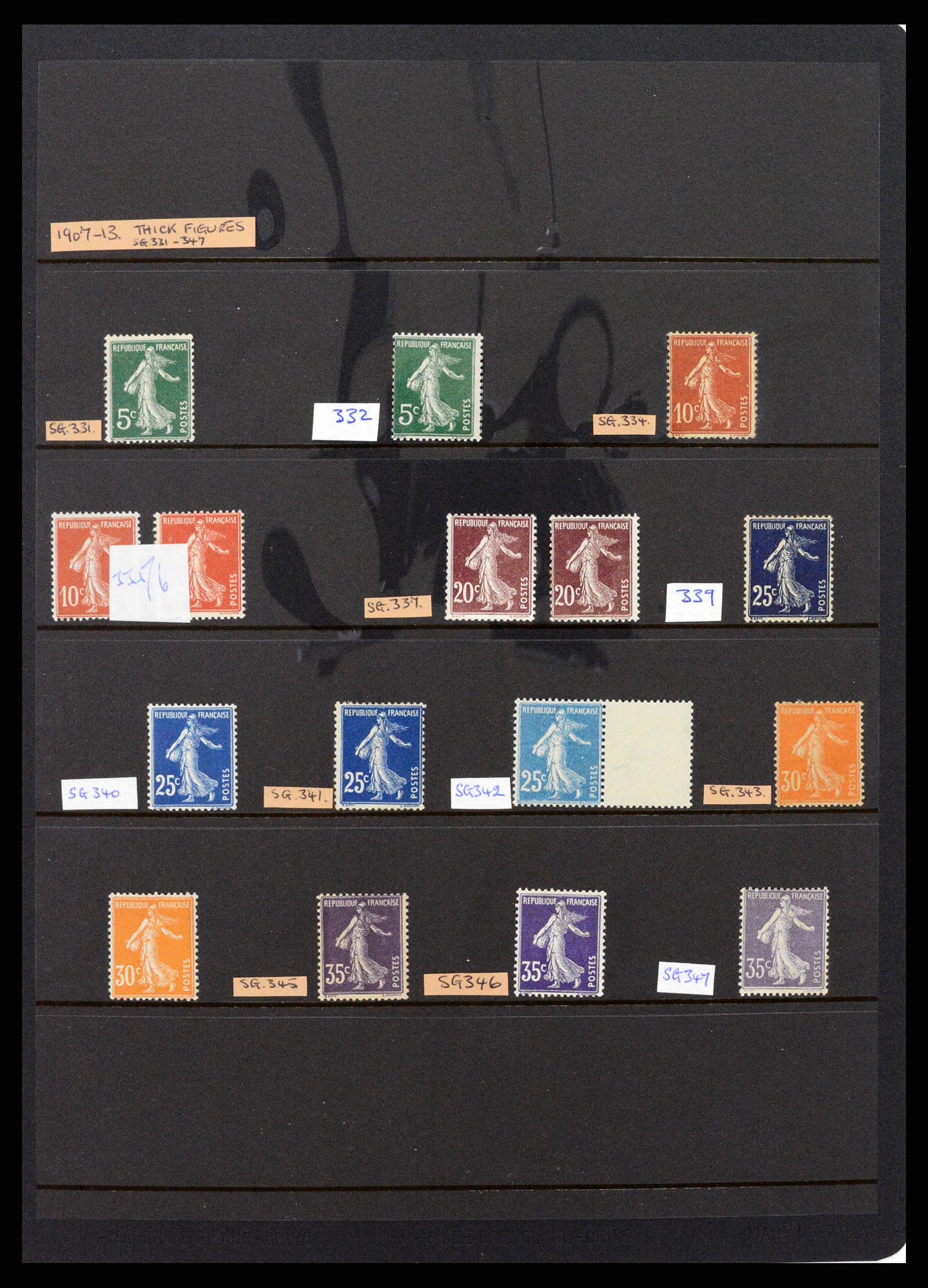37285 012 - Postzegelverzameling 37285 Frankrijk 1849-1996.