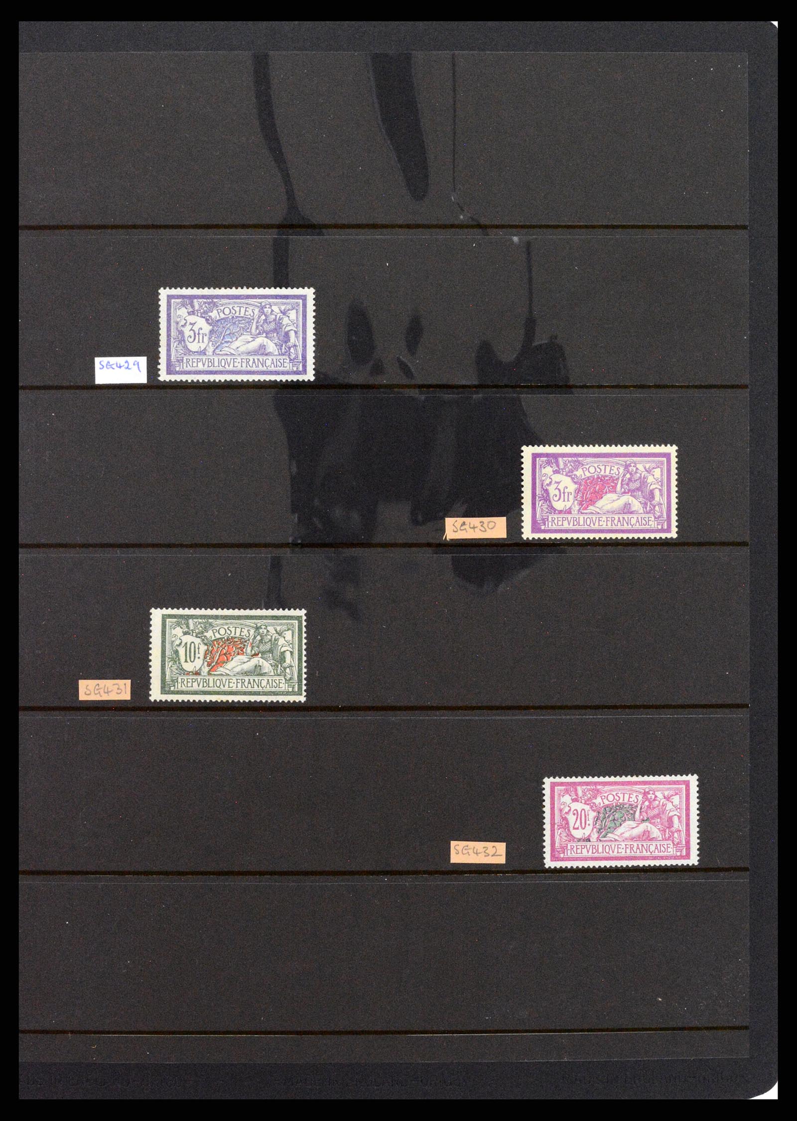 37285 020 - Postzegelverzameling 37285 Frankrijk 1849-1996.