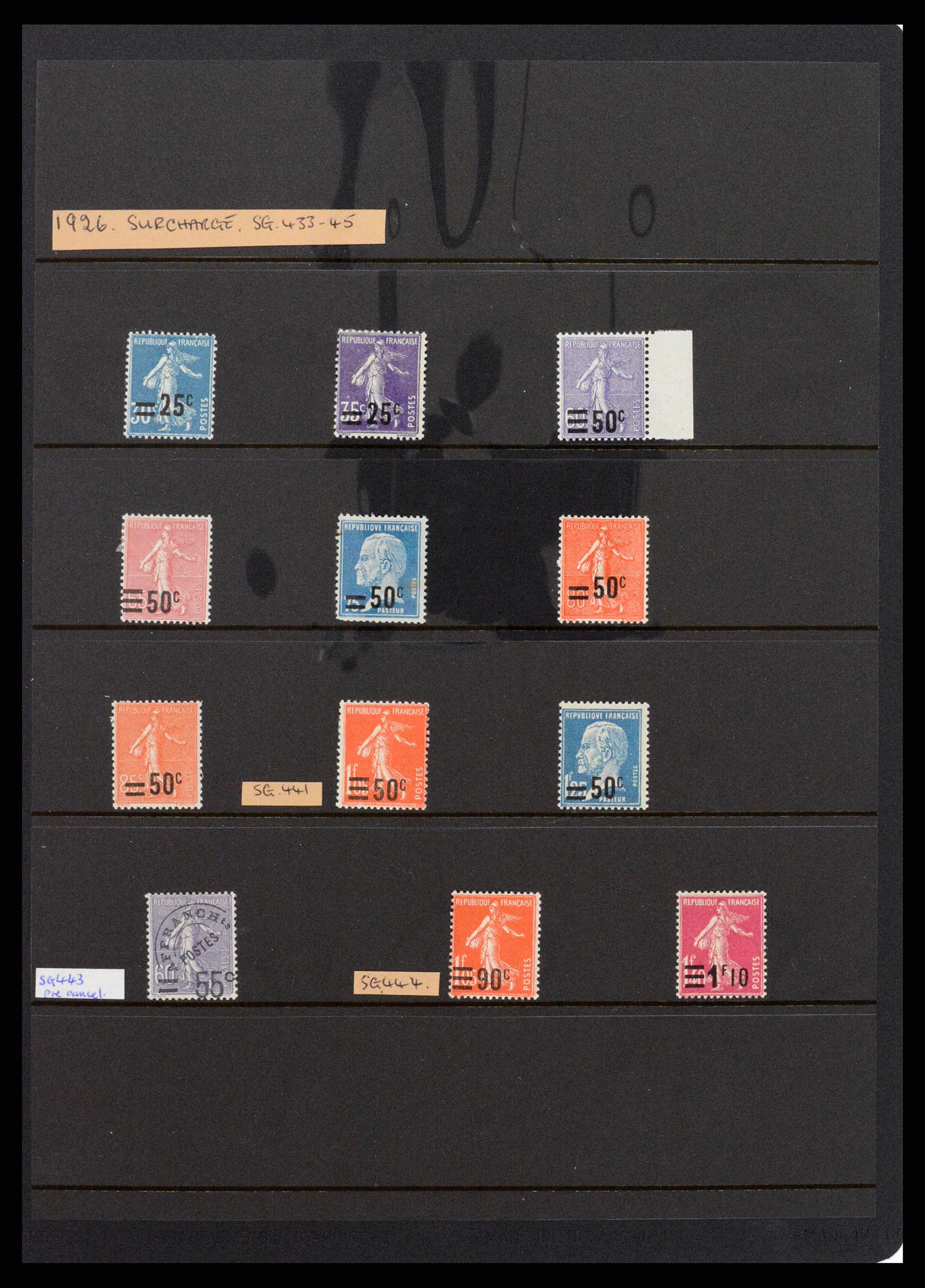 37285 021 - Postzegelverzameling 37285 Frankrijk 1849-1996.