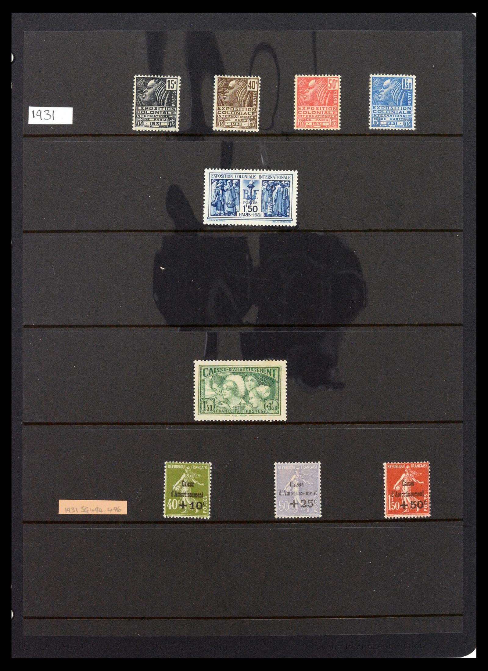 37285 027 - Postzegelverzameling 37285 Frankrijk 1849-1996.