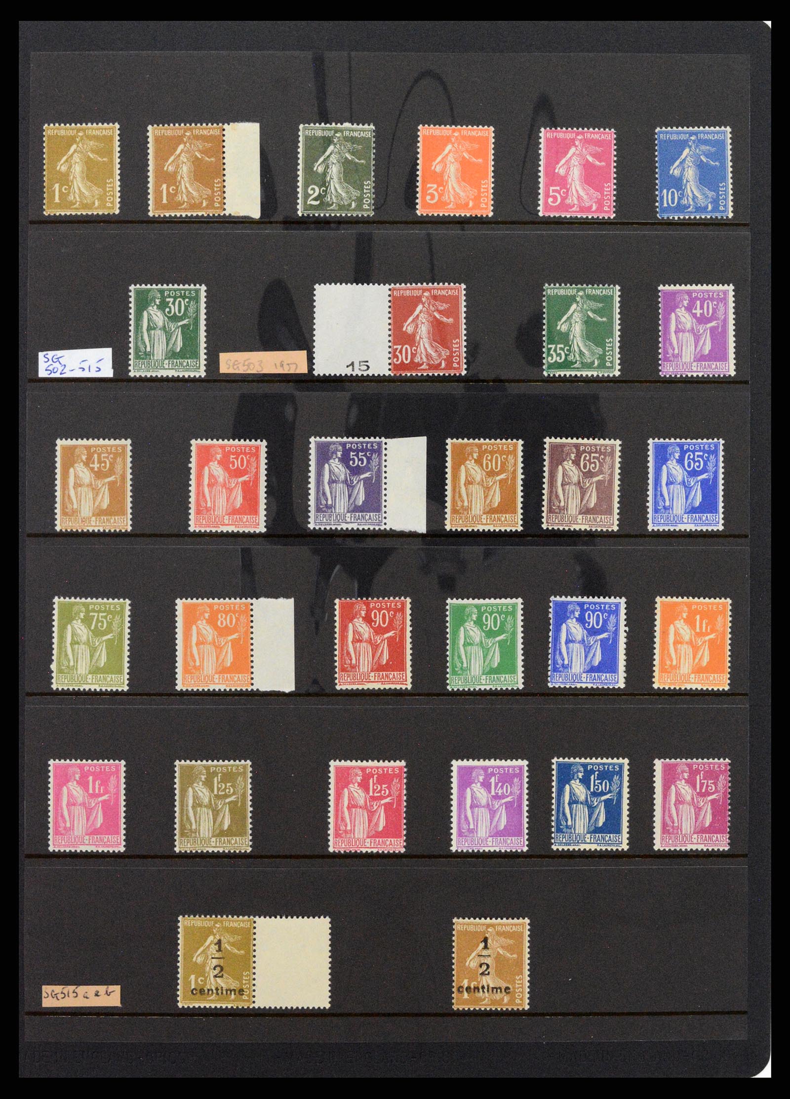 37285 028 - Postzegelverzameling 37285 Frankrijk 1849-1996.