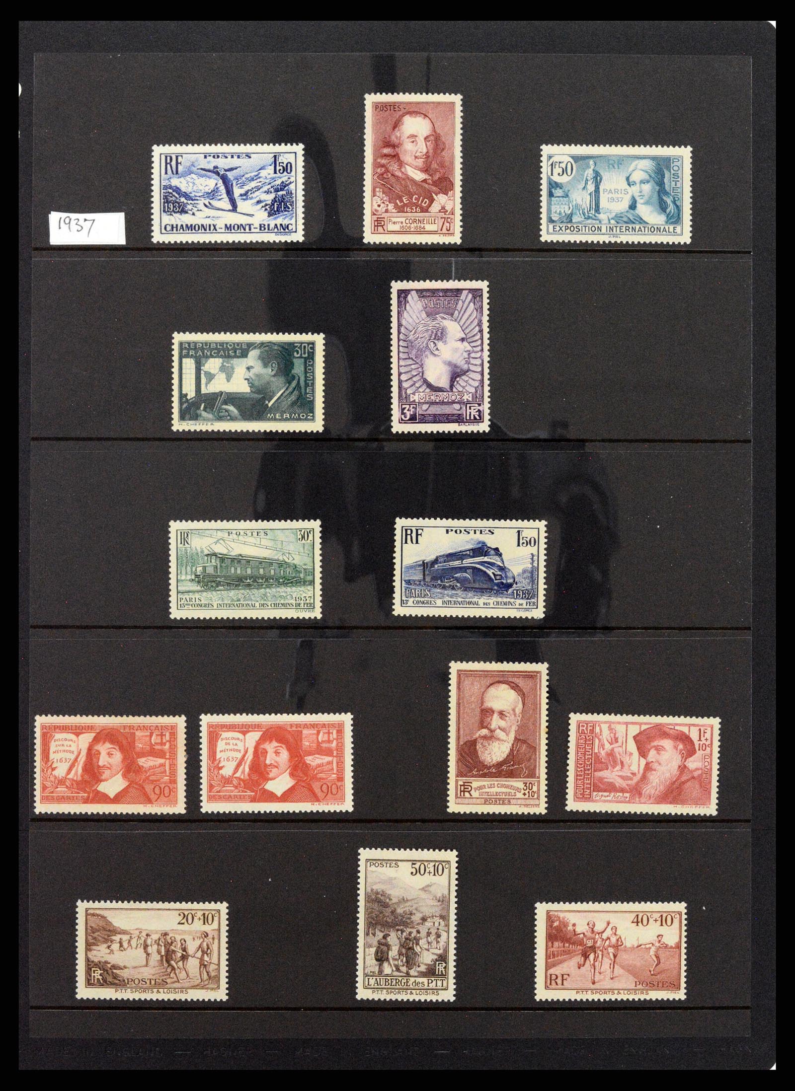 37285 034 - Postzegelverzameling 37285 Frankrijk 1849-1996.