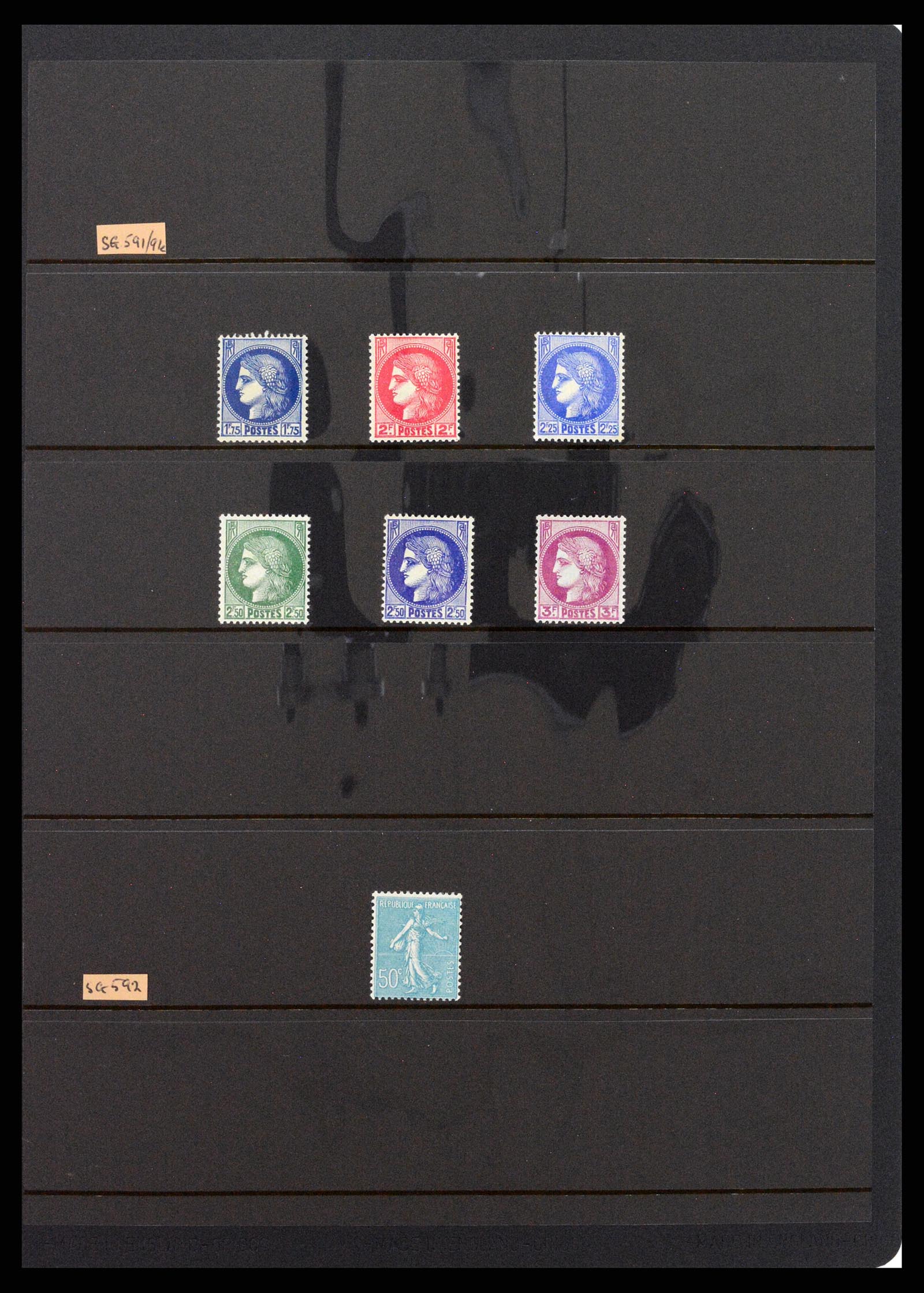 37285 036 - Postzegelverzameling 37285 Frankrijk 1849-1996.