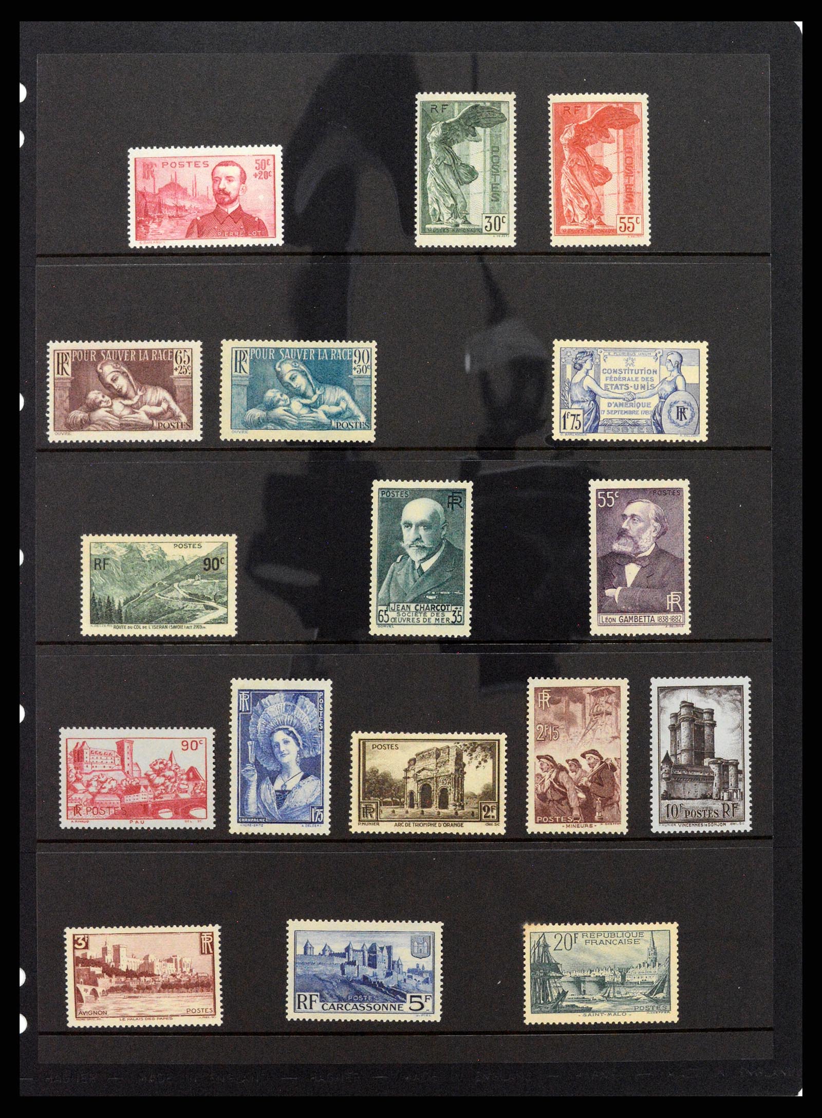 37285 037 - Stamp collection 37285 France 1849-1996.