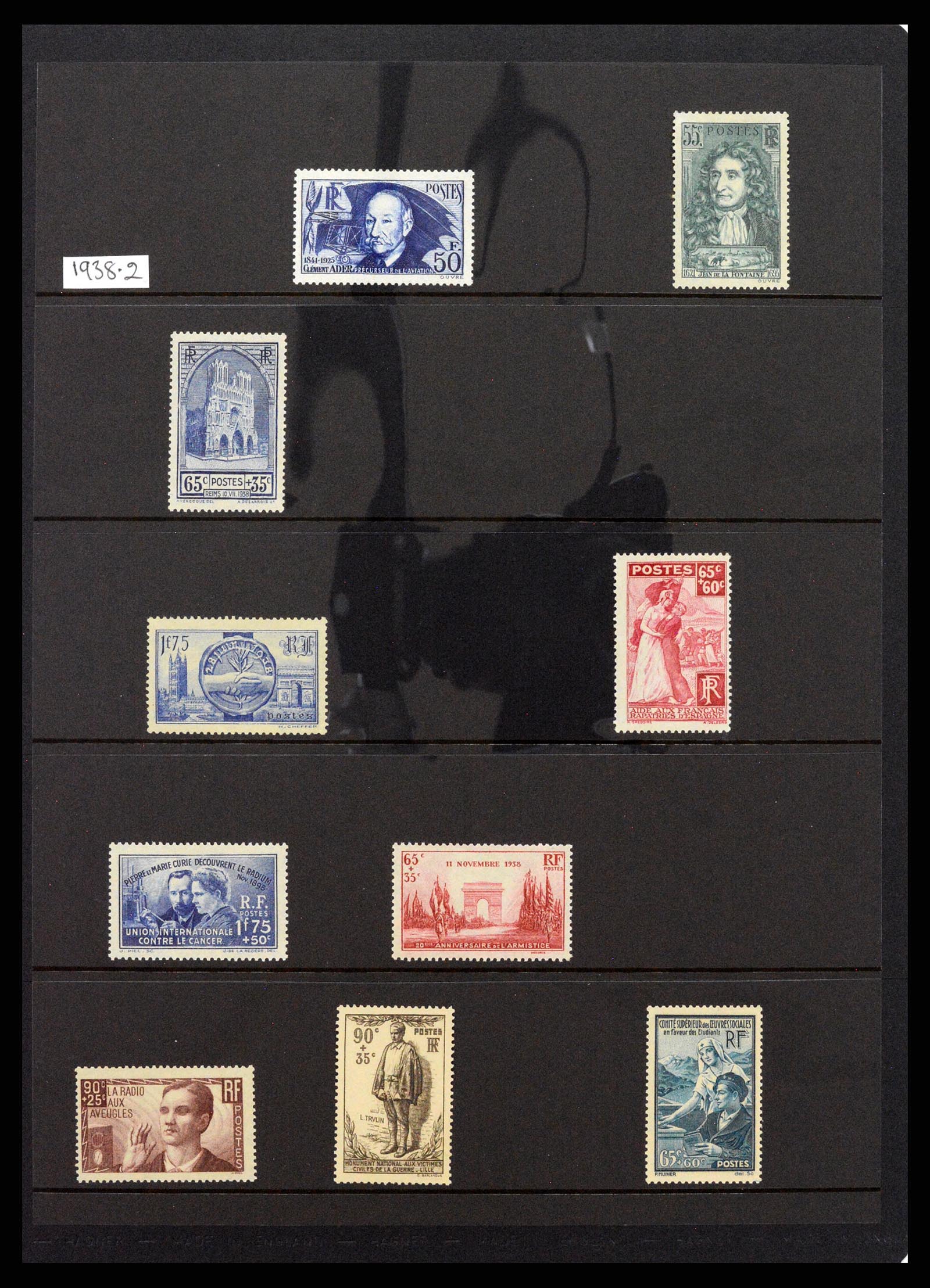 37285 039 - Postzegelverzameling 37285 Frankrijk 1849-1996.