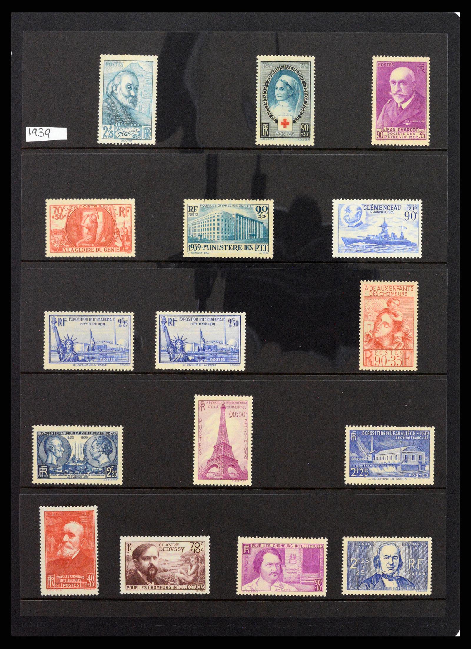 37285 040 - Postzegelverzameling 37285 Frankrijk 1849-1996.