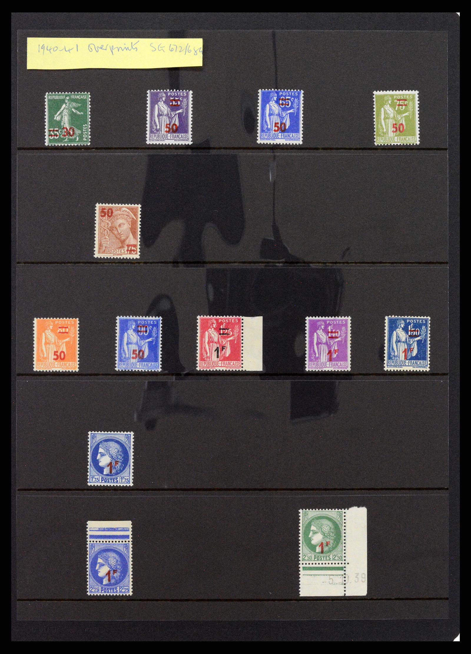 37285 045 - Postzegelverzameling 37285 Frankrijk 1849-1996.