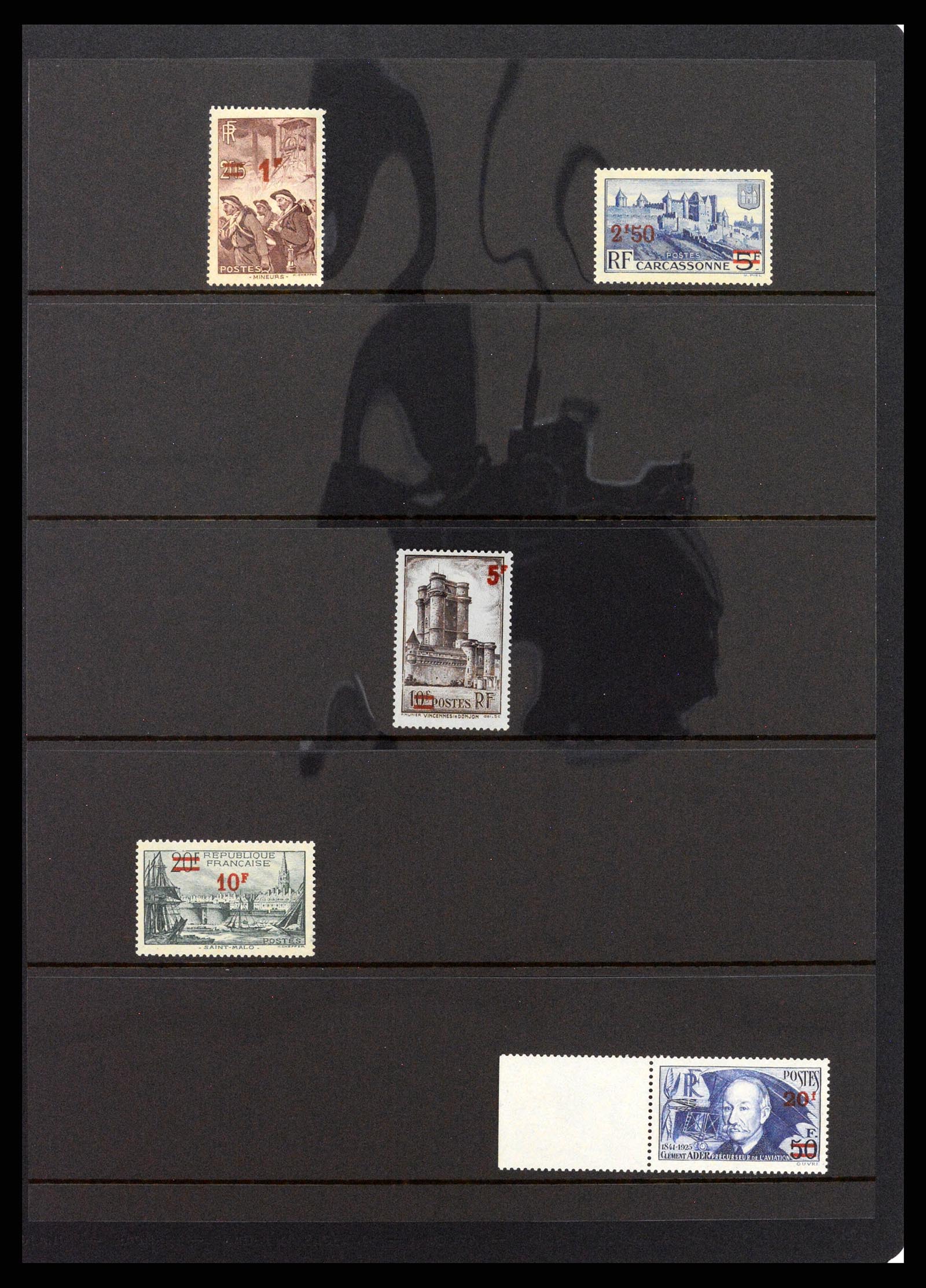 37285 046 - Postzegelverzameling 37285 Frankrijk 1849-1996.