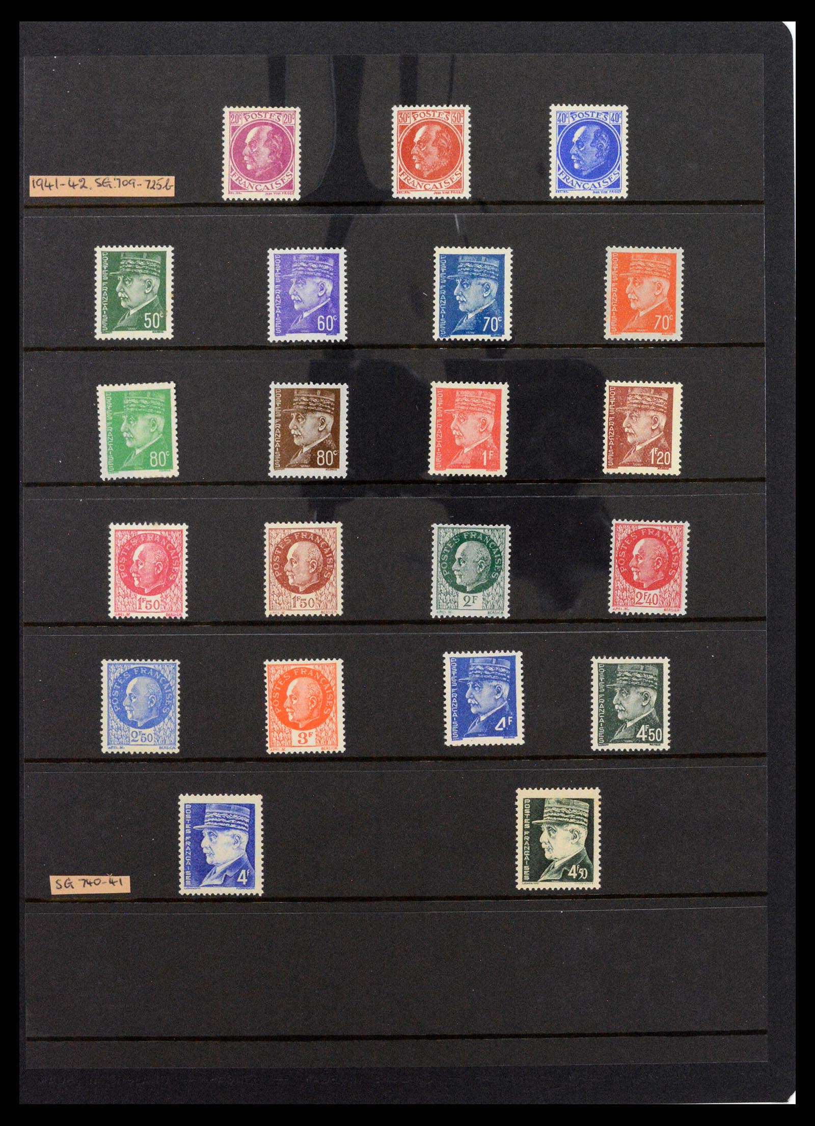 37285 049 - Postzegelverzameling 37285 Frankrijk 1849-1996.