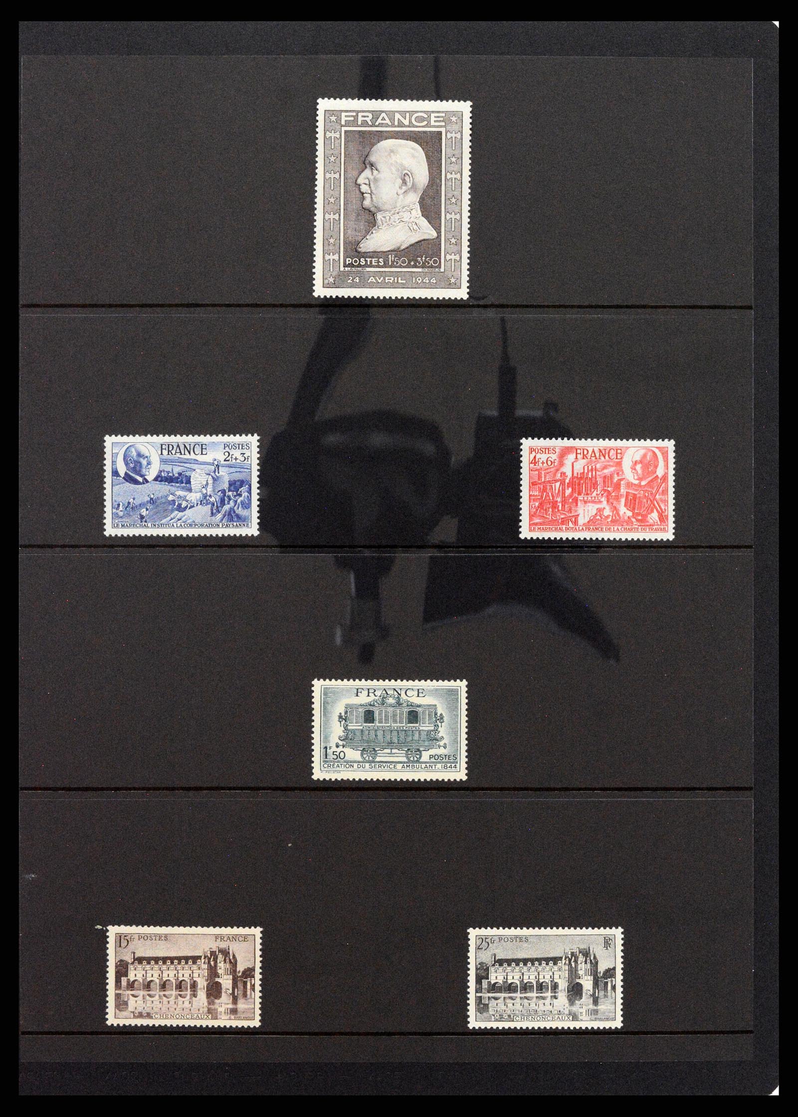 37285 056 - Postzegelverzameling 37285 Frankrijk 1849-1996.