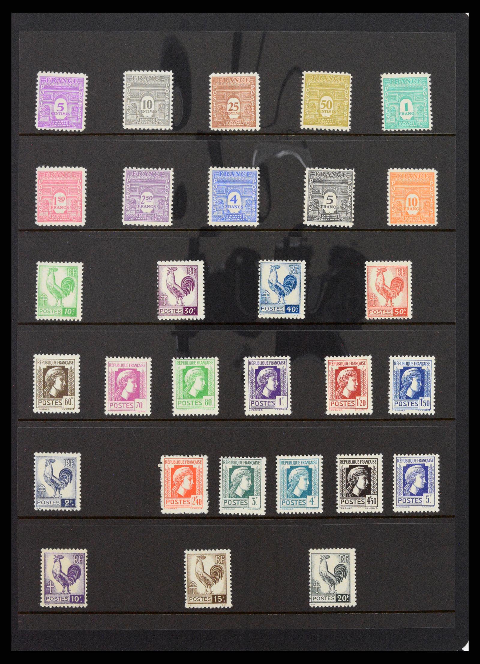 37285 058 - Postzegelverzameling 37285 Frankrijk 1849-1996.