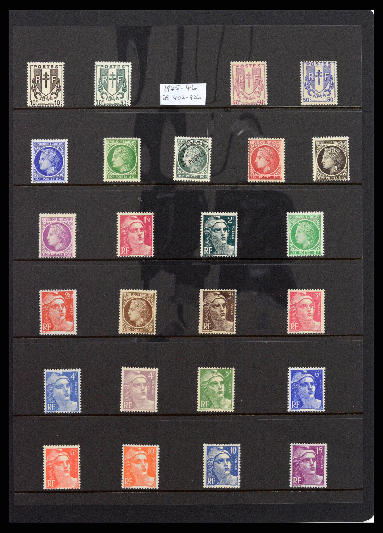 37285 061 - Postzegelverzameling 37285 Frankrijk 1849-1996.