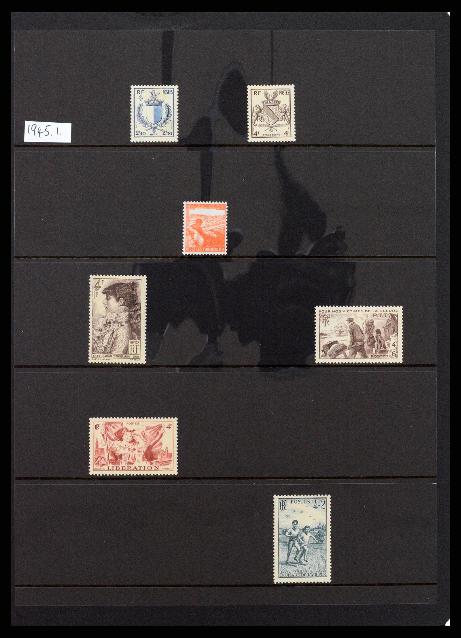 37285 063 - Postzegelverzameling 37285 Frankrijk 1849-1996.