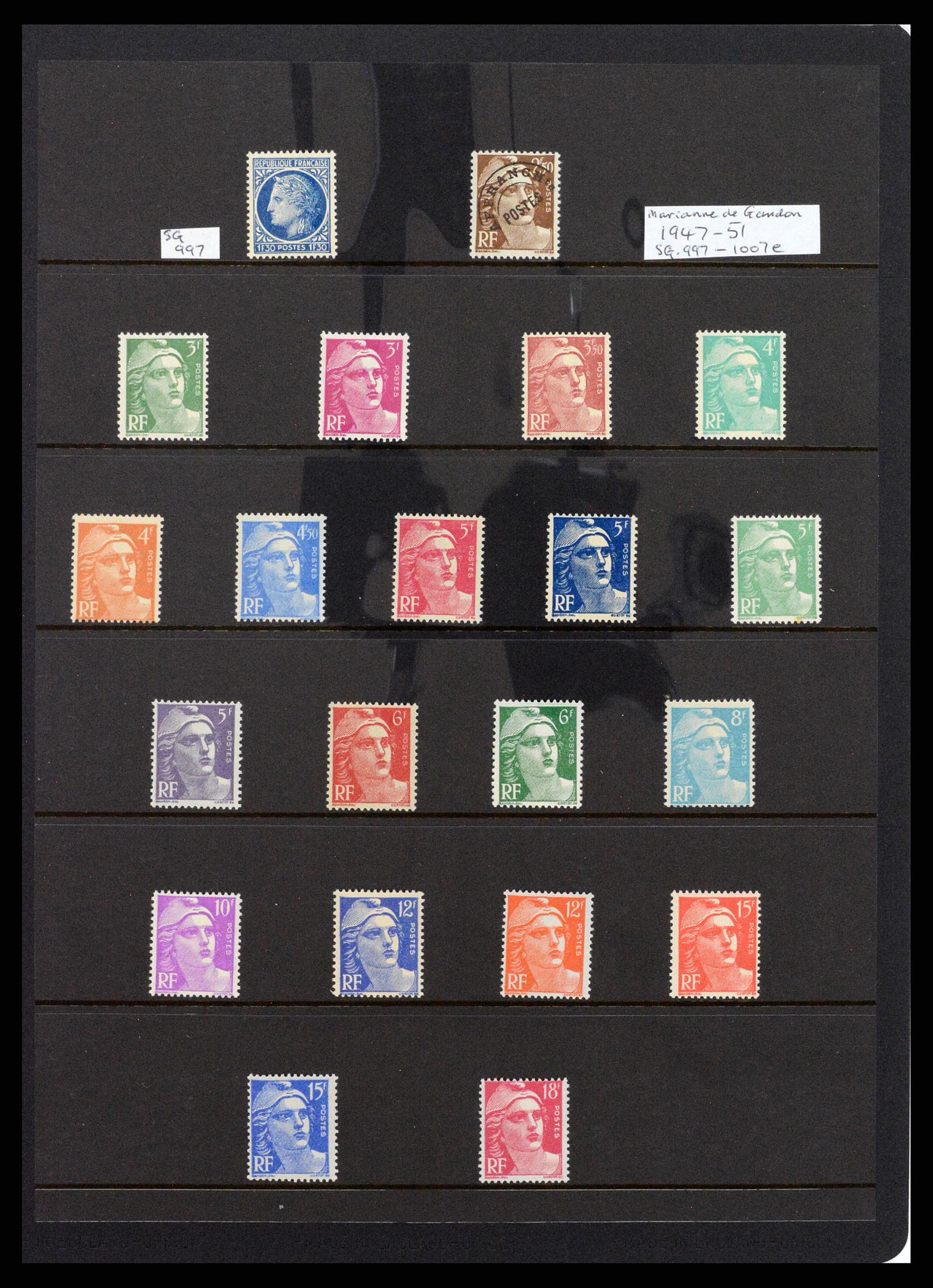37285 065 - Postzegelverzameling 37285 Frankrijk 1849-1996.
