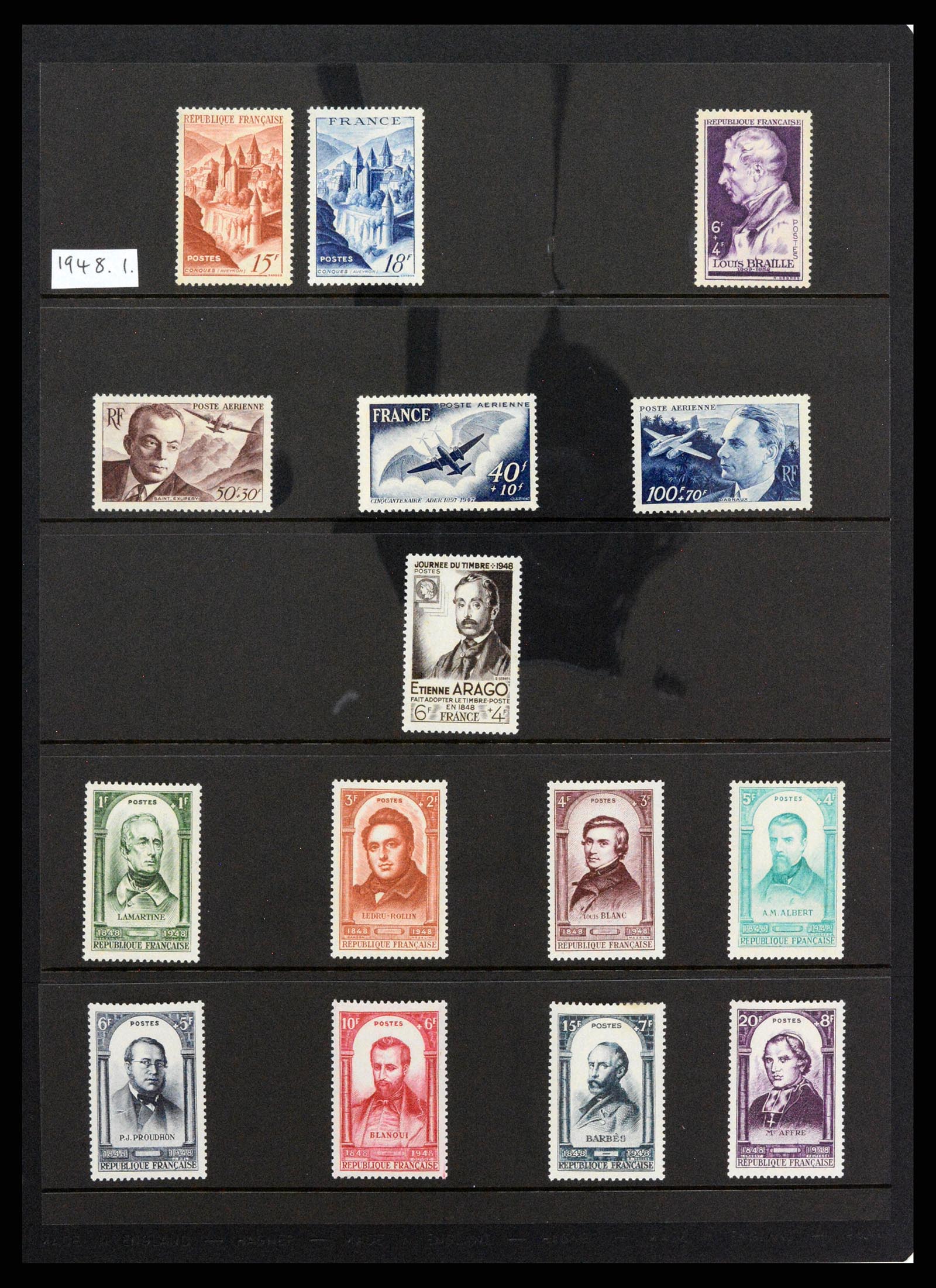 37285 071 - Postzegelverzameling 37285 Frankrijk 1849-1996.