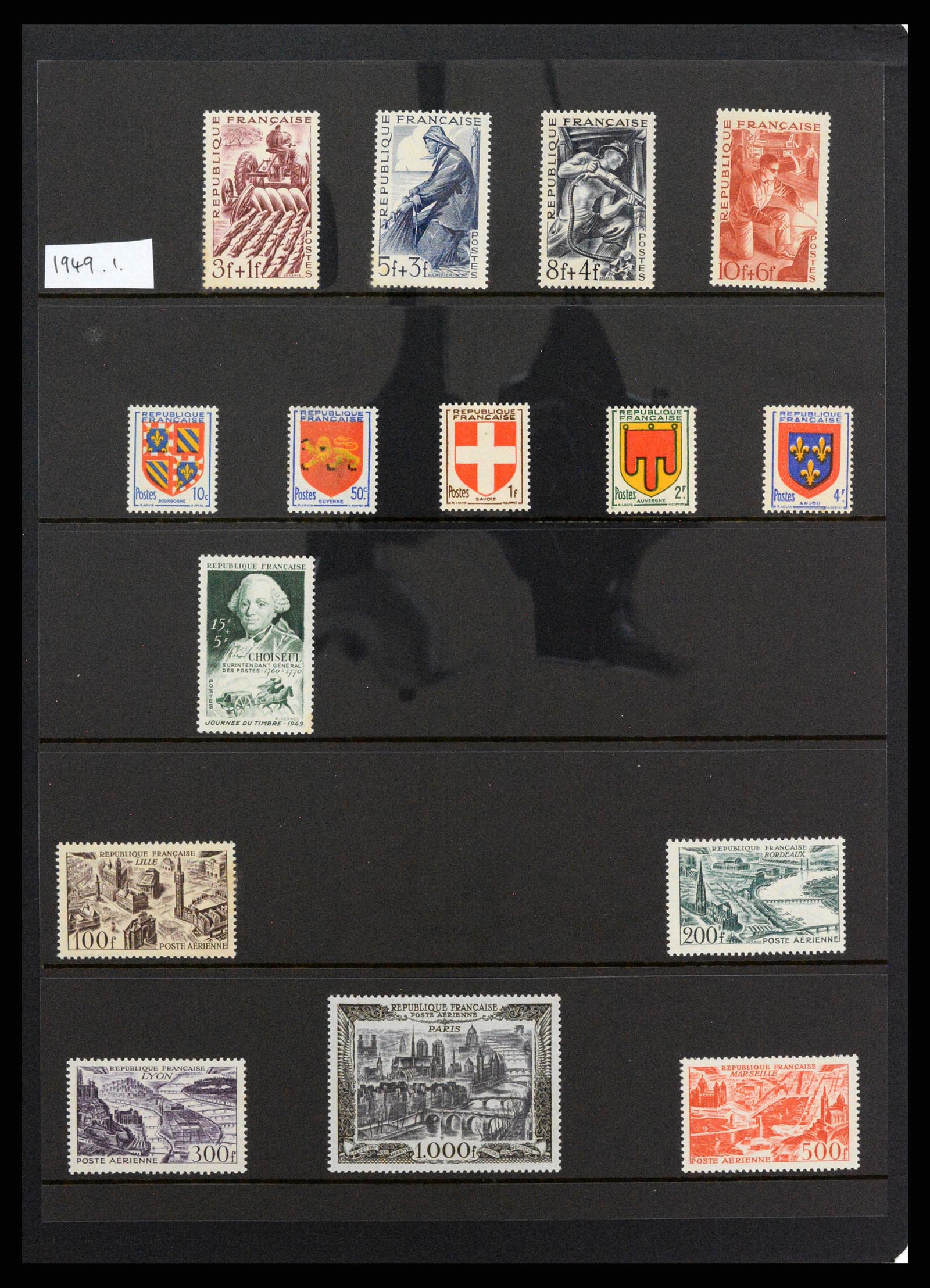 37285 073 - Postzegelverzameling 37285 Frankrijk 1849-1996.