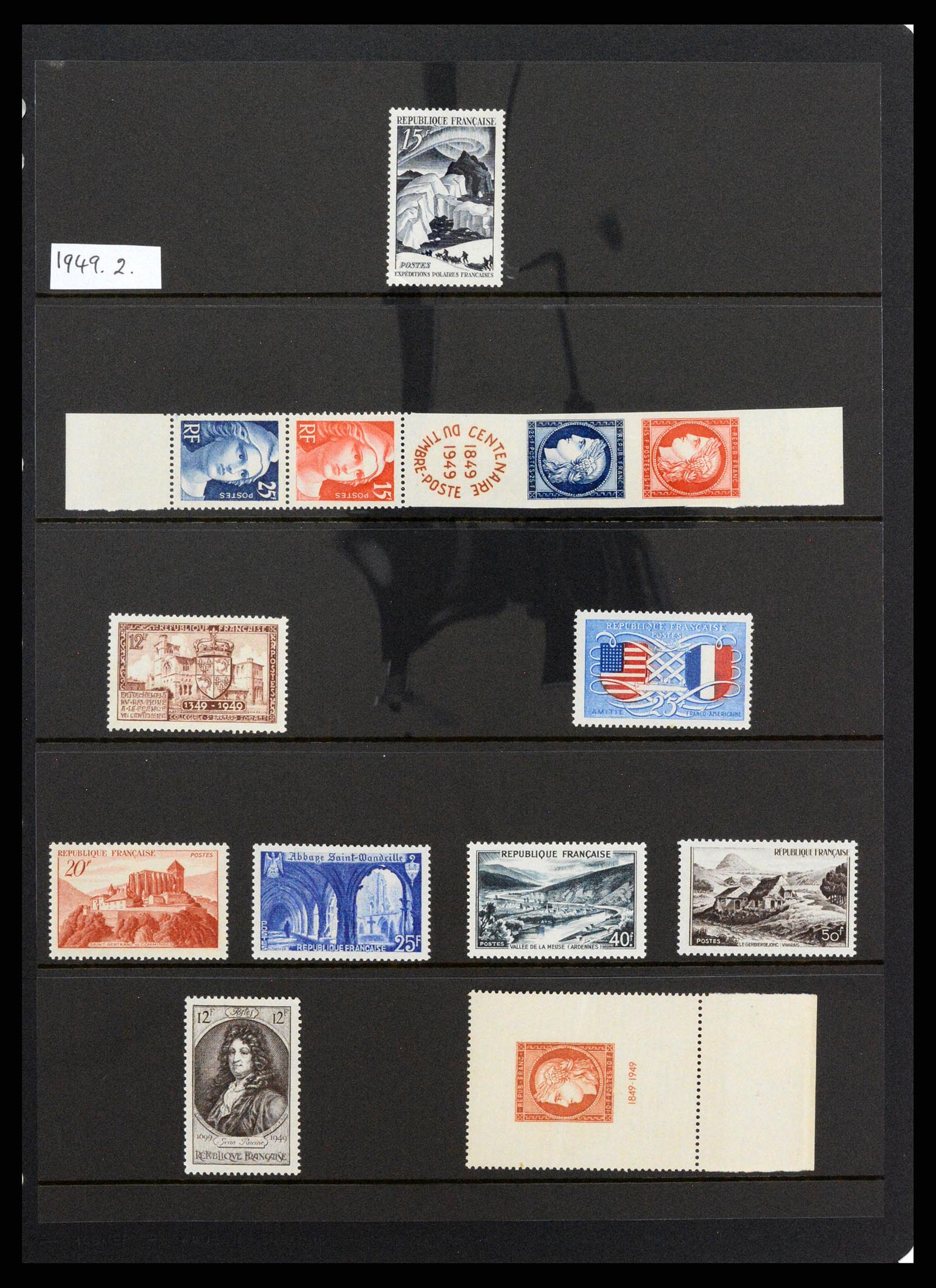 37285 074 - Postzegelverzameling 37285 Frankrijk 1849-1996.