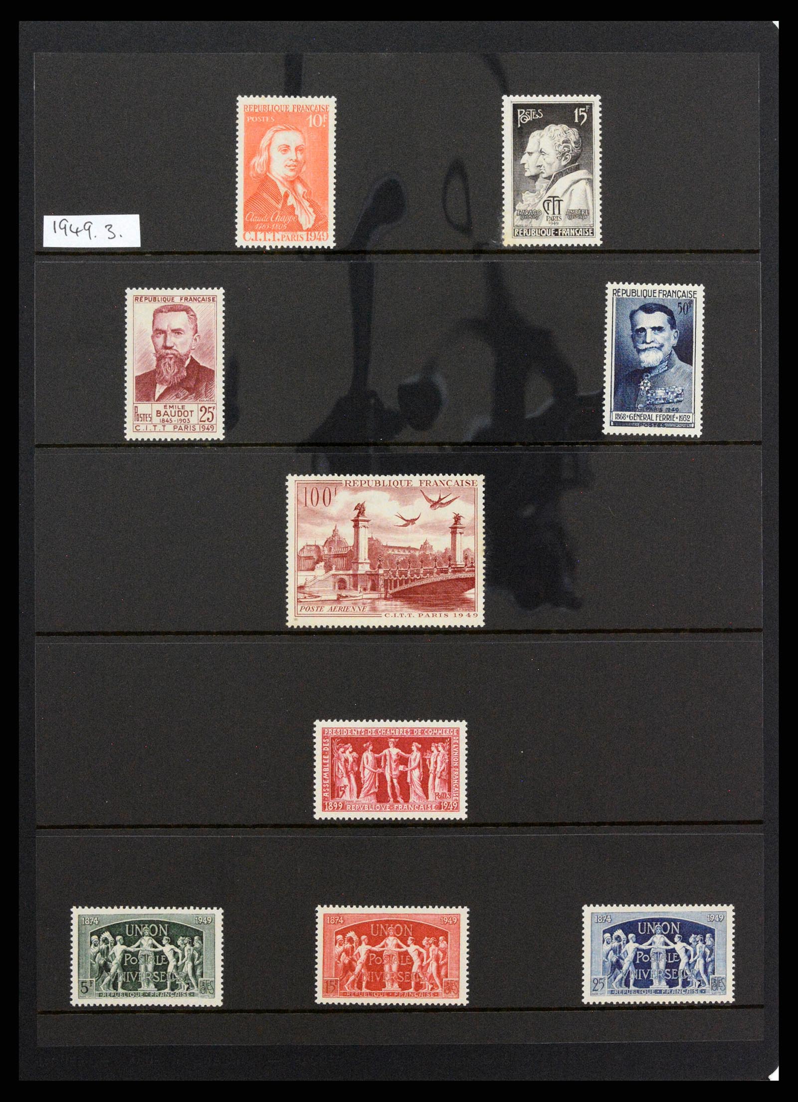 37285 075 - Postzegelverzameling 37285 Frankrijk 1849-1996.