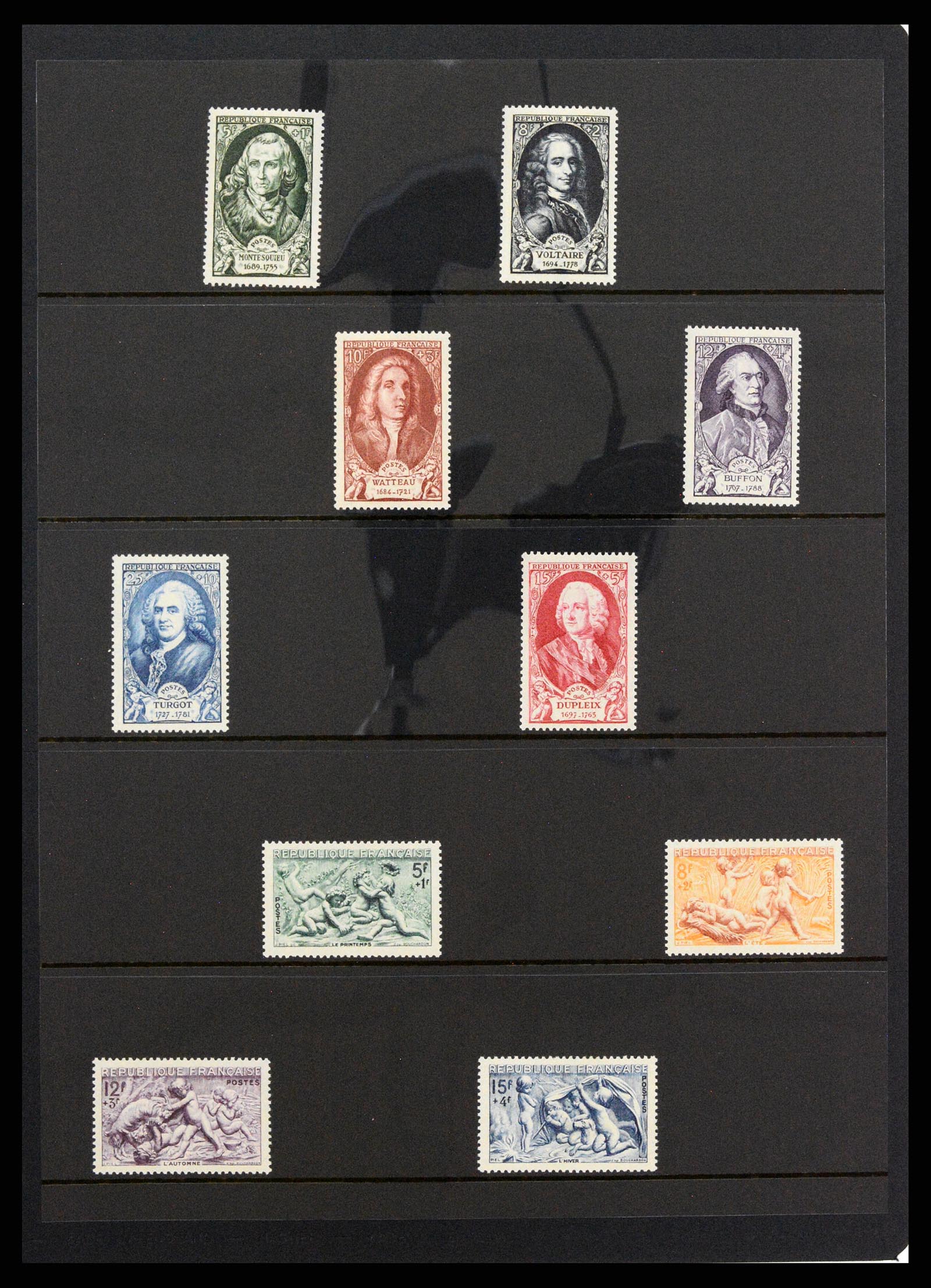37285 076 - Postzegelverzameling 37285 Frankrijk 1849-1996.
