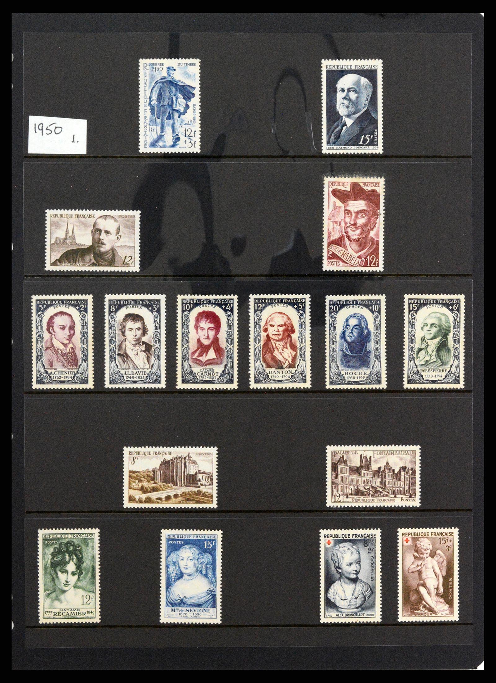 37285 077 - Postzegelverzameling 37285 Frankrijk 1849-1996.