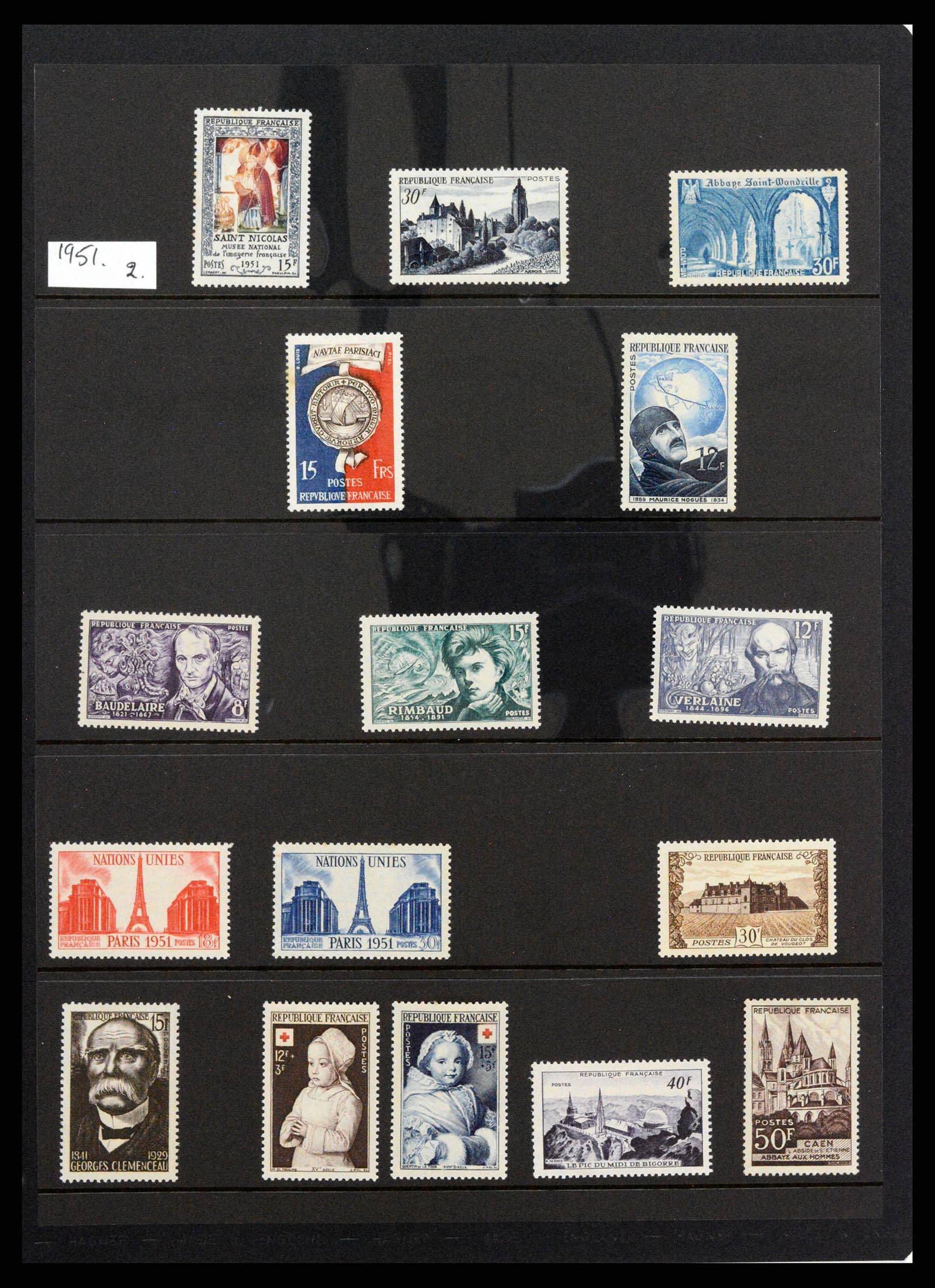 37285 079 - Postzegelverzameling 37285 Frankrijk 1849-1996.