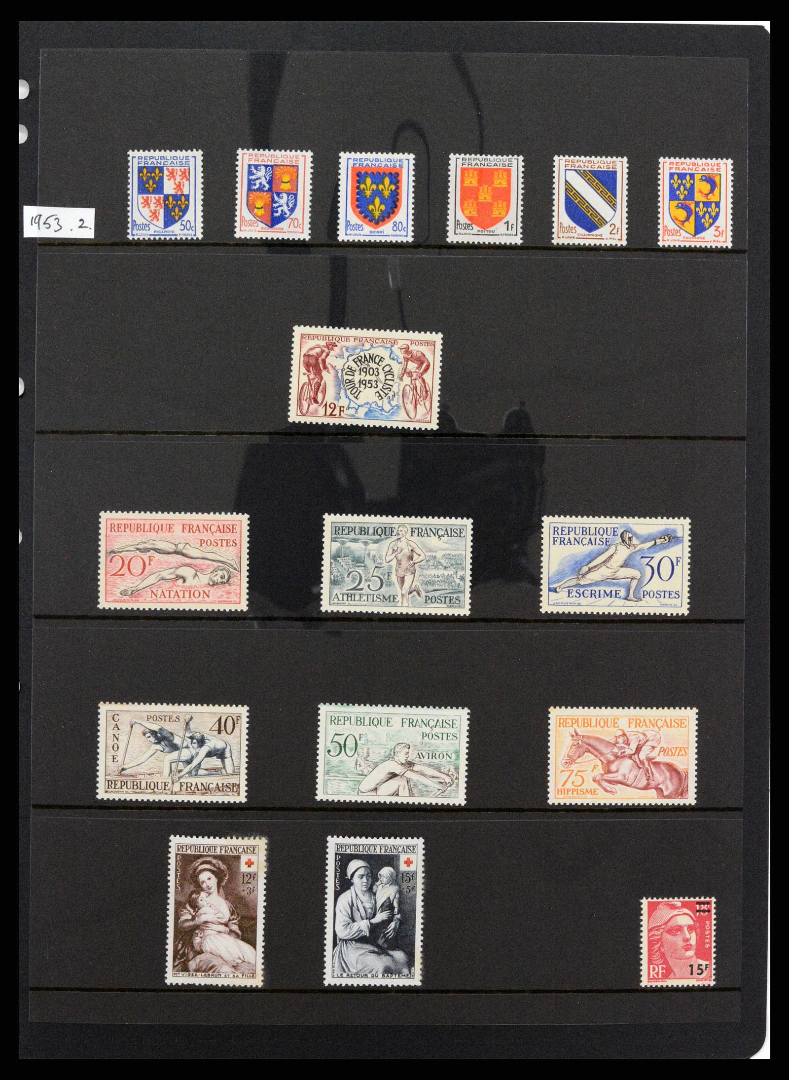 37285 083 - Postzegelverzameling 37285 Frankrijk 1849-1996.