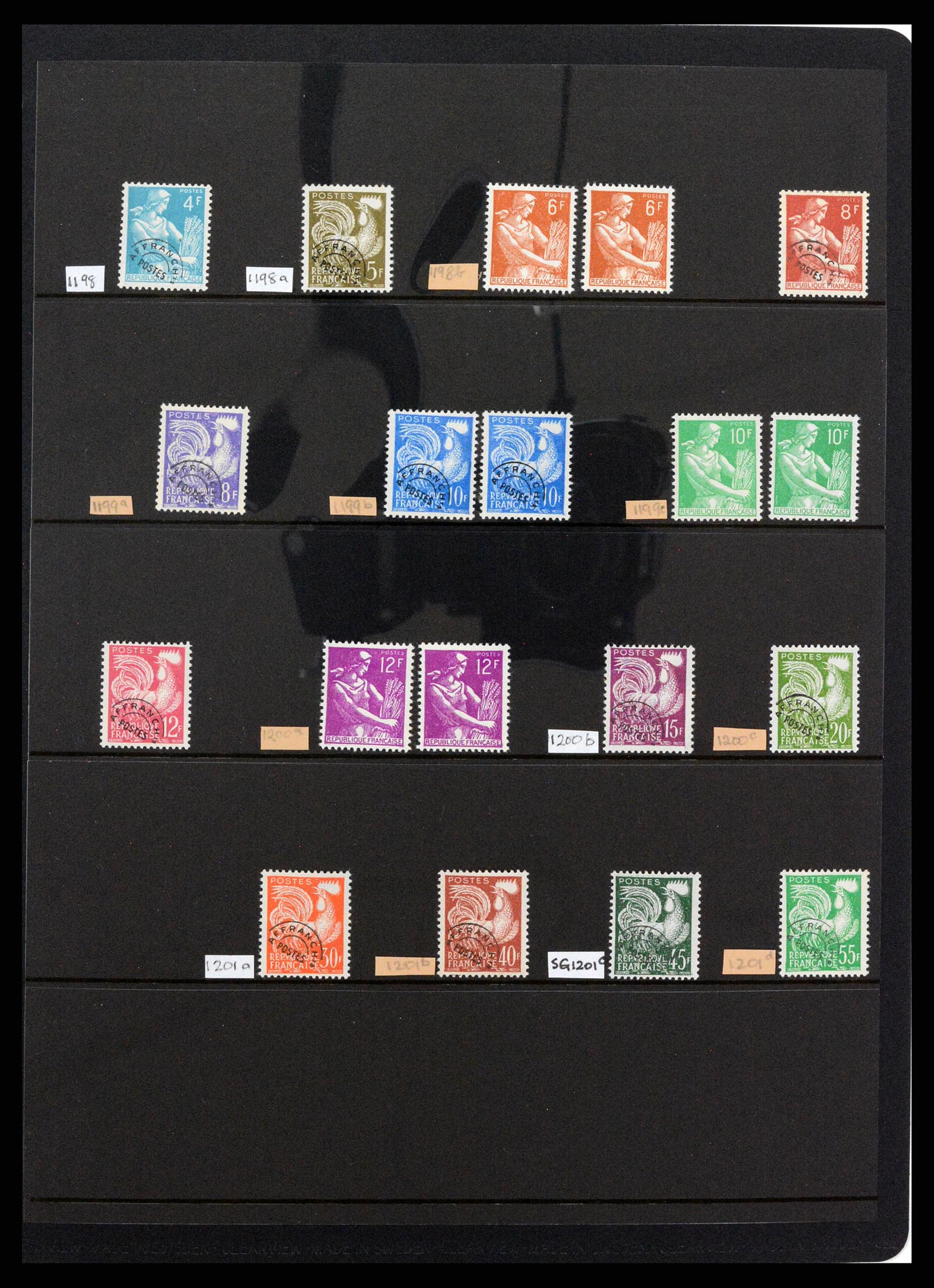 37285 084 - Postzegelverzameling 37285 Frankrijk 1849-1996.