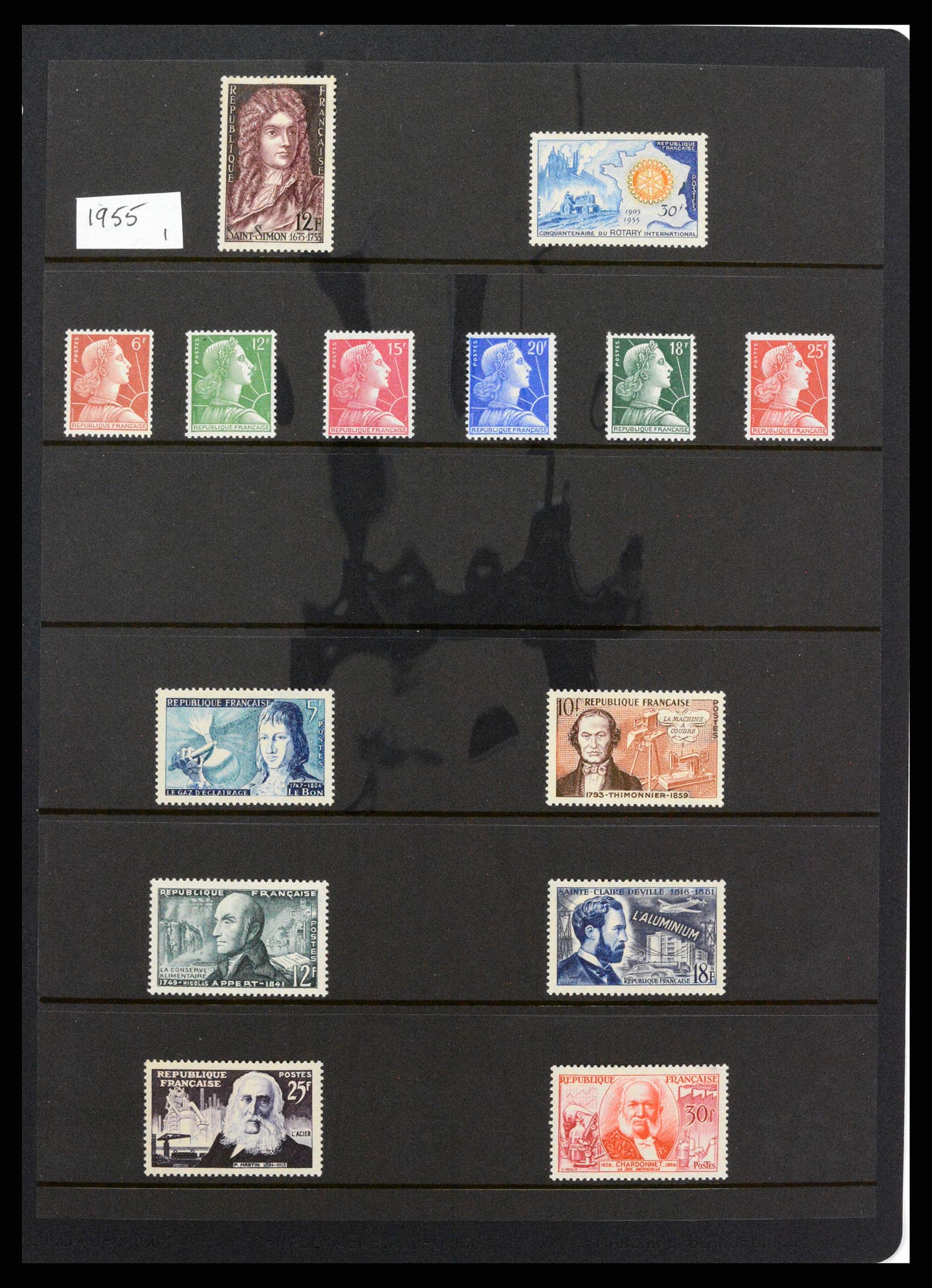 37285 087 - Postzegelverzameling 37285 Frankrijk 1849-1996.