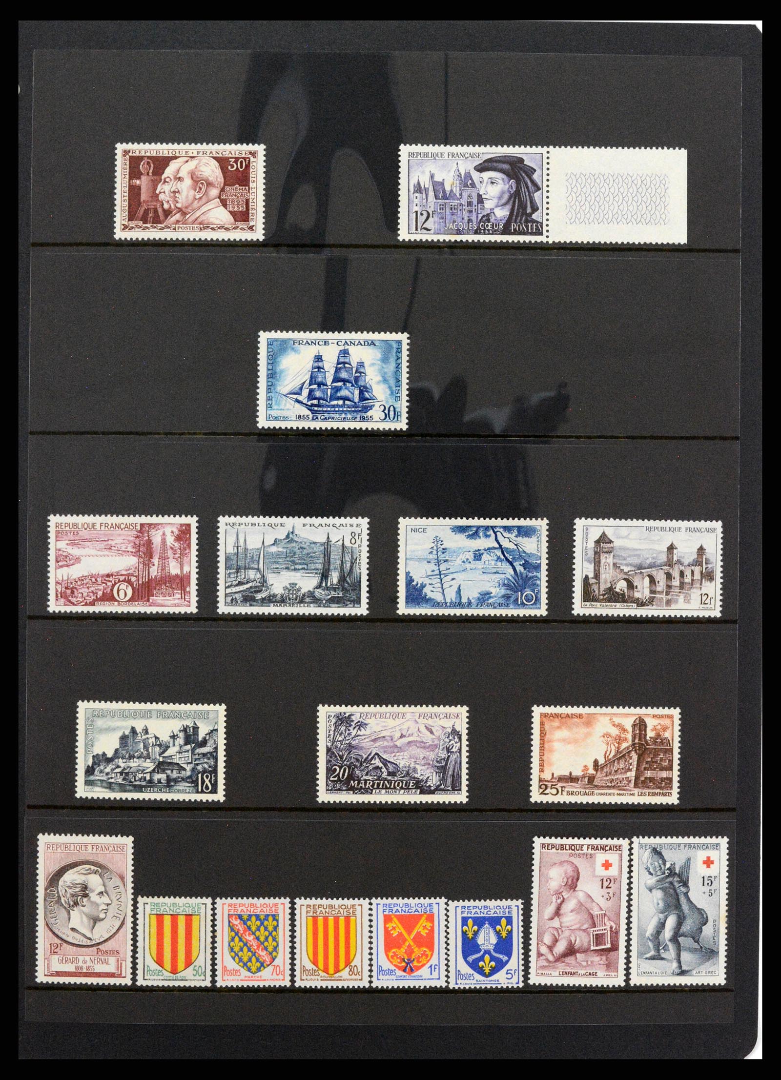 37285 089 - Postzegelverzameling 37285 Frankrijk 1849-1996.