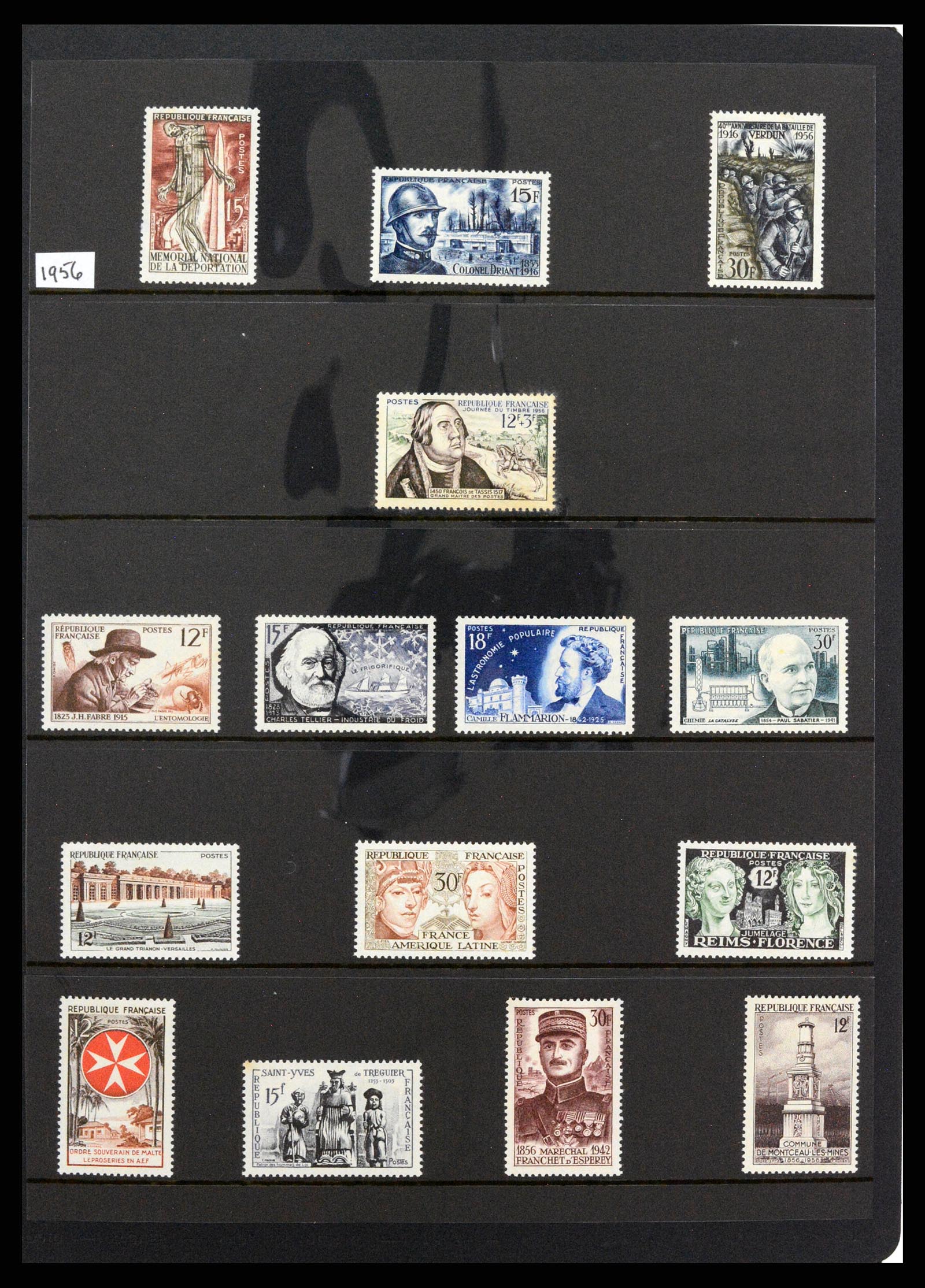 37285 090 - Postzegelverzameling 37285 Frankrijk 1849-1996.