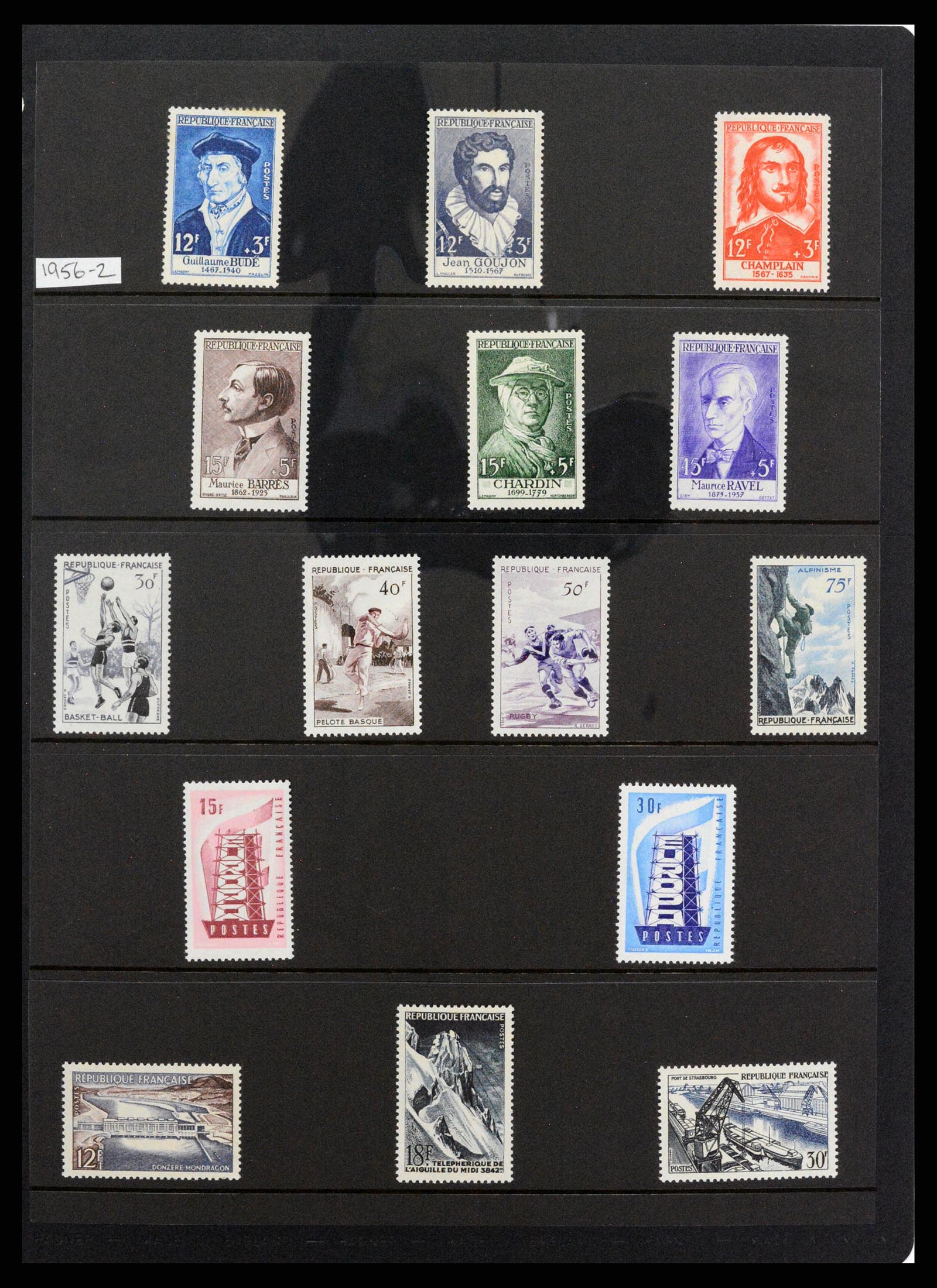37285 091 - Postzegelverzameling 37285 Frankrijk 1849-1996.