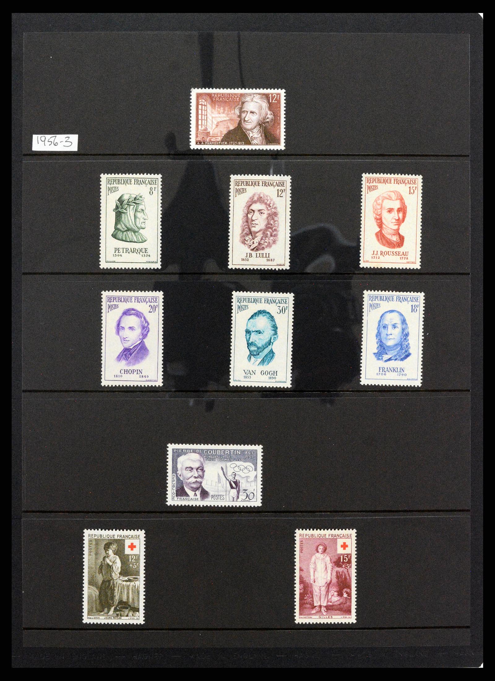 37285 092 - Postzegelverzameling 37285 Frankrijk 1849-1996.