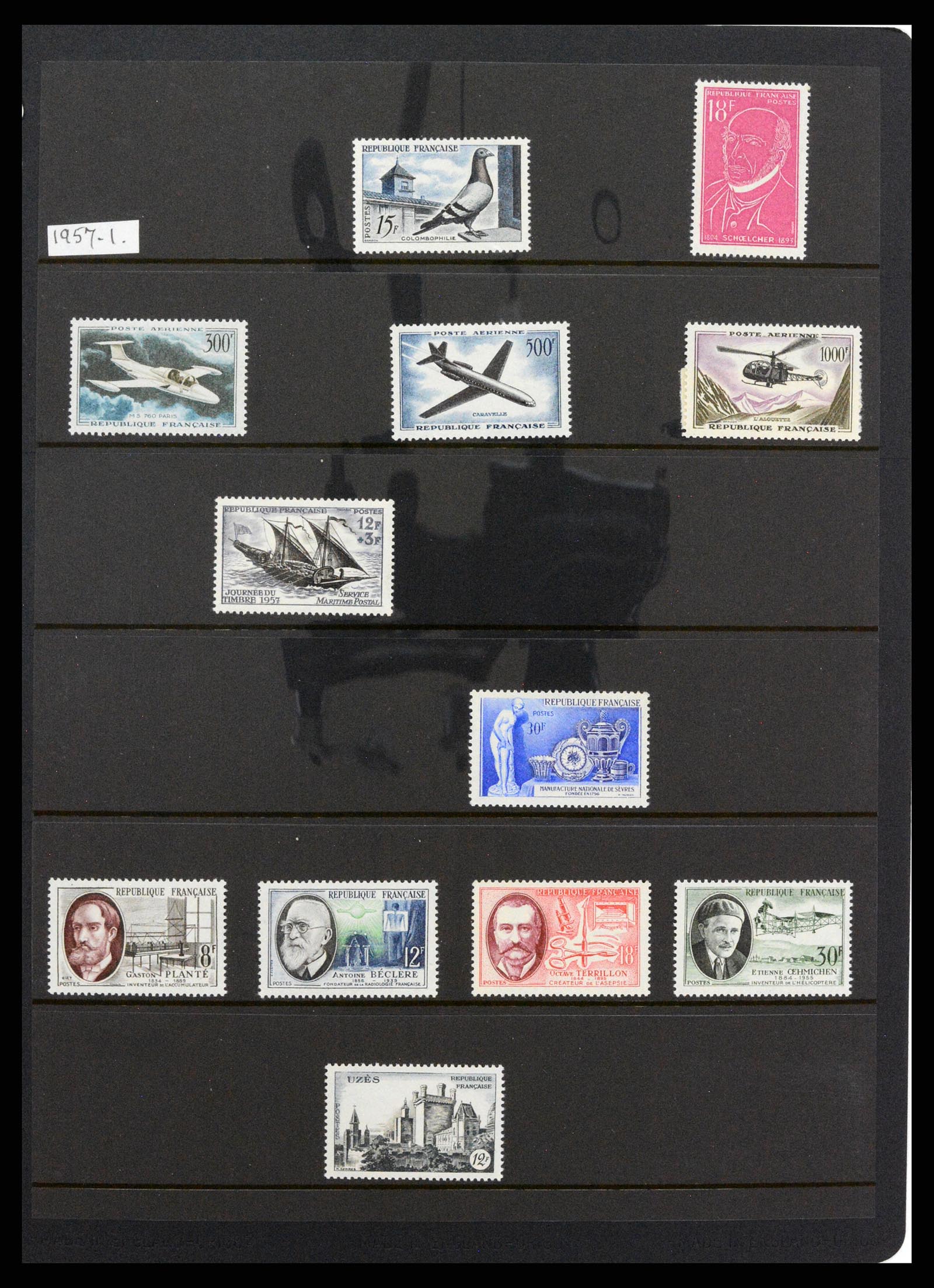 37285 093 - Postzegelverzameling 37285 Frankrijk 1849-1996.