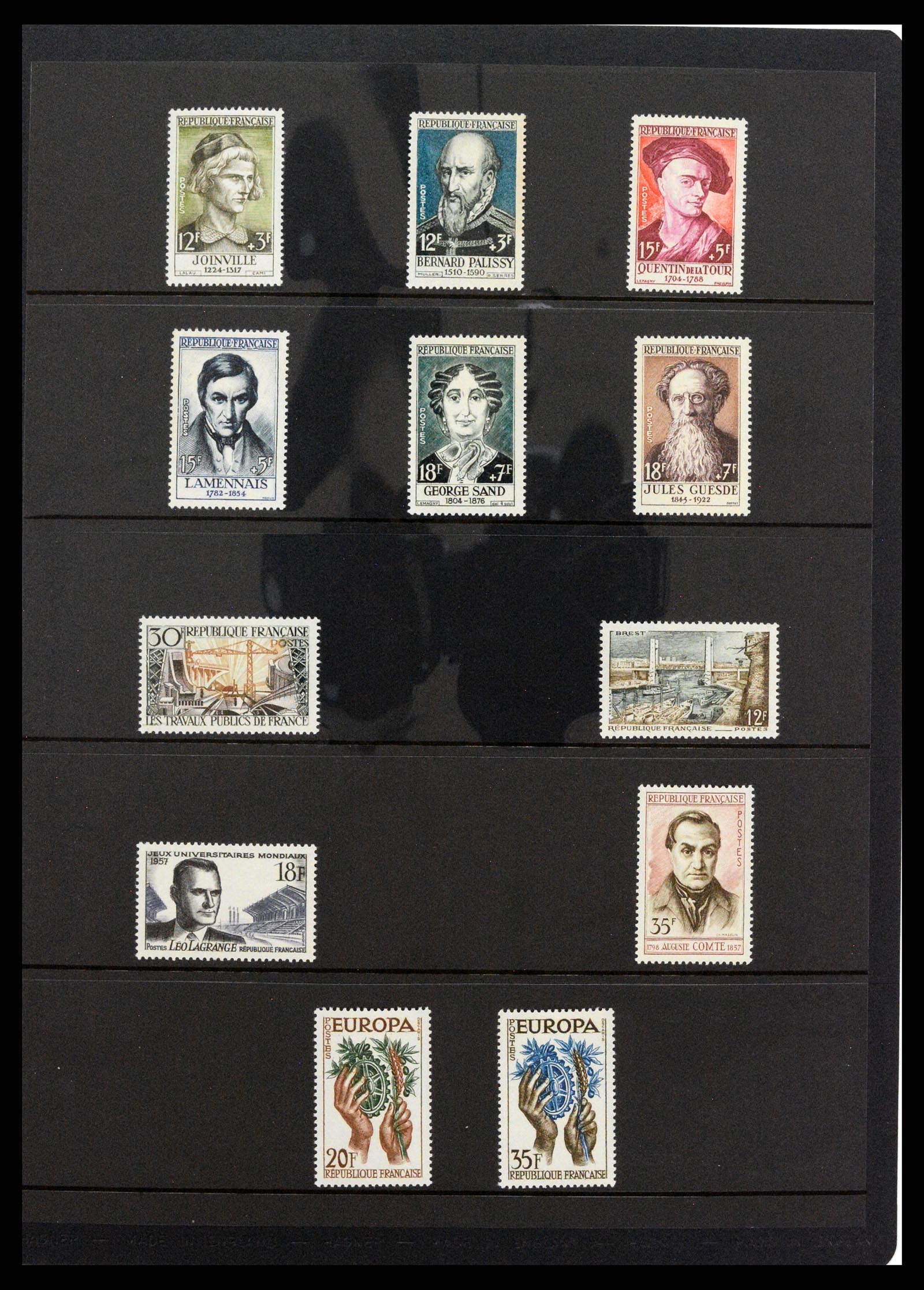 37285 095 - Postzegelverzameling 37285 Frankrijk 1849-1996.