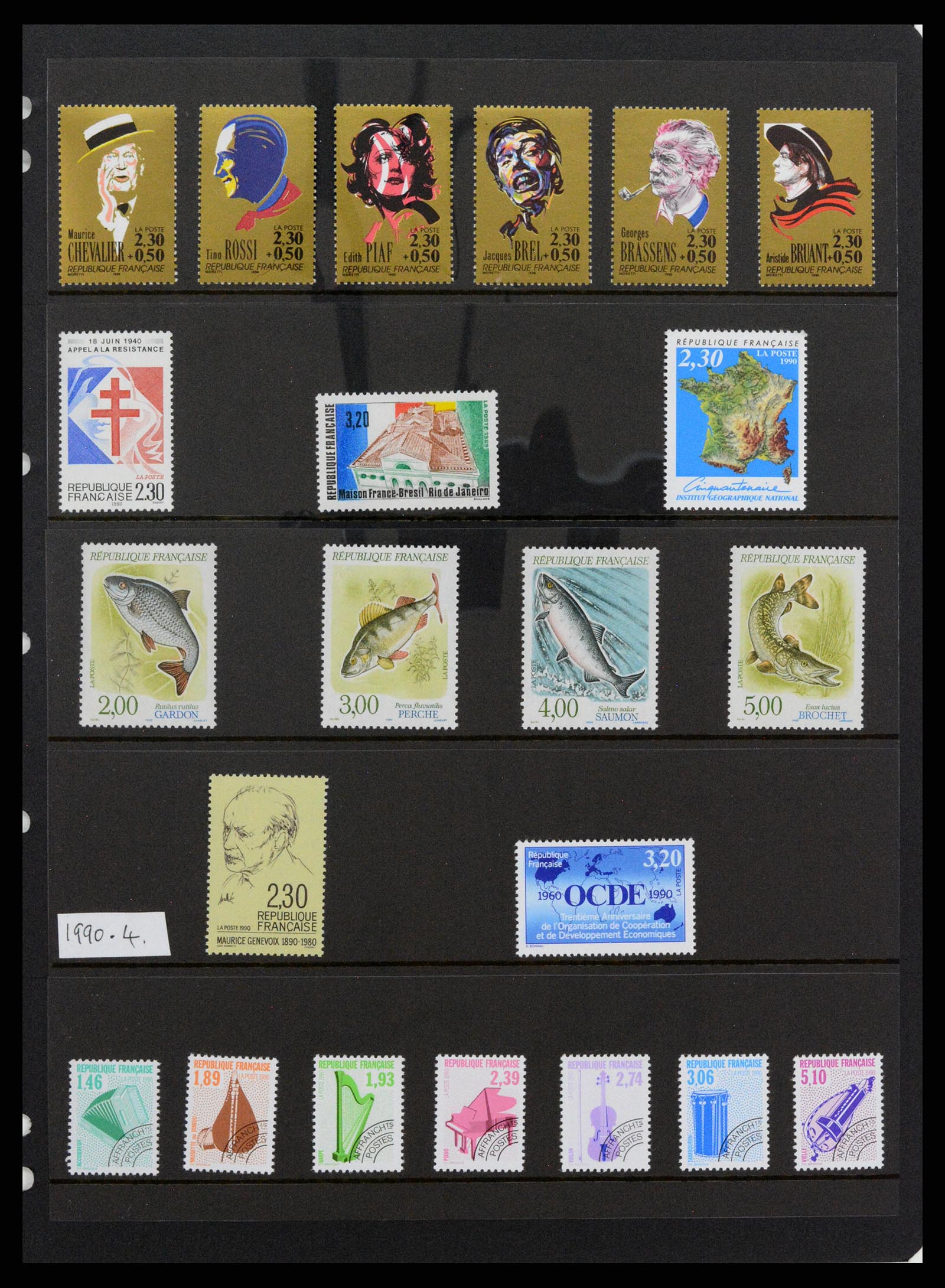37285 242 - Postzegelverzameling 37285 Frankrijk 1849-1996.