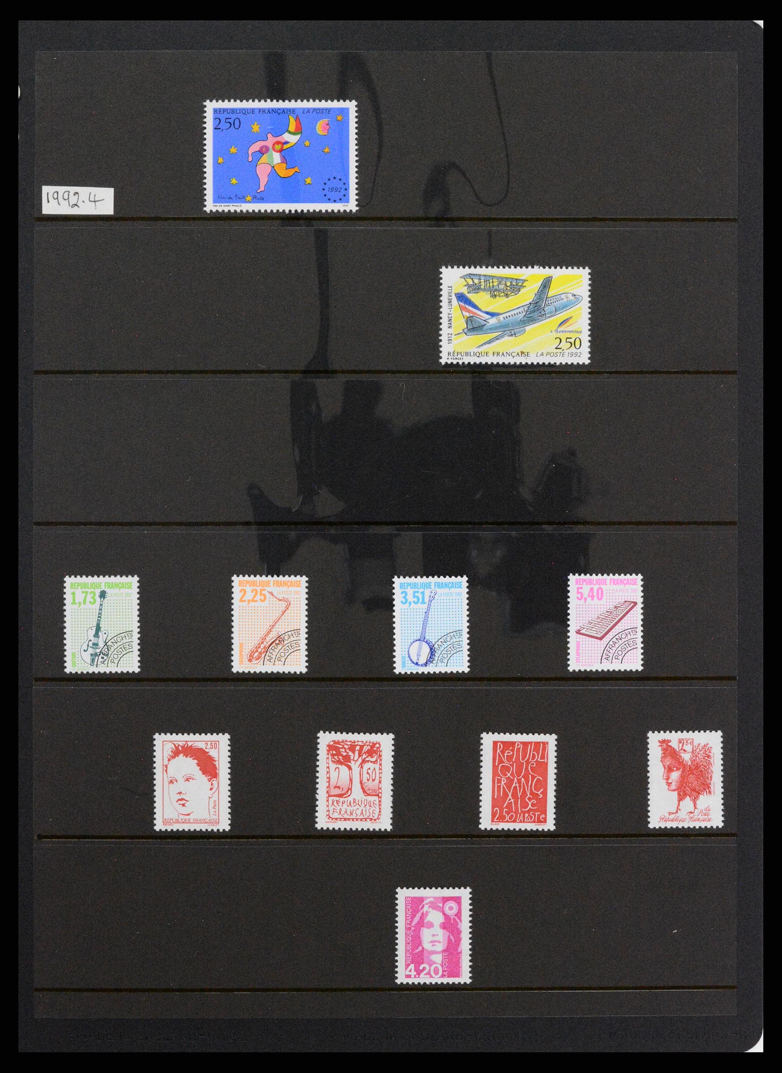 37285 254 - Postzegelverzameling 37285 Frankrijk 1849-1996.