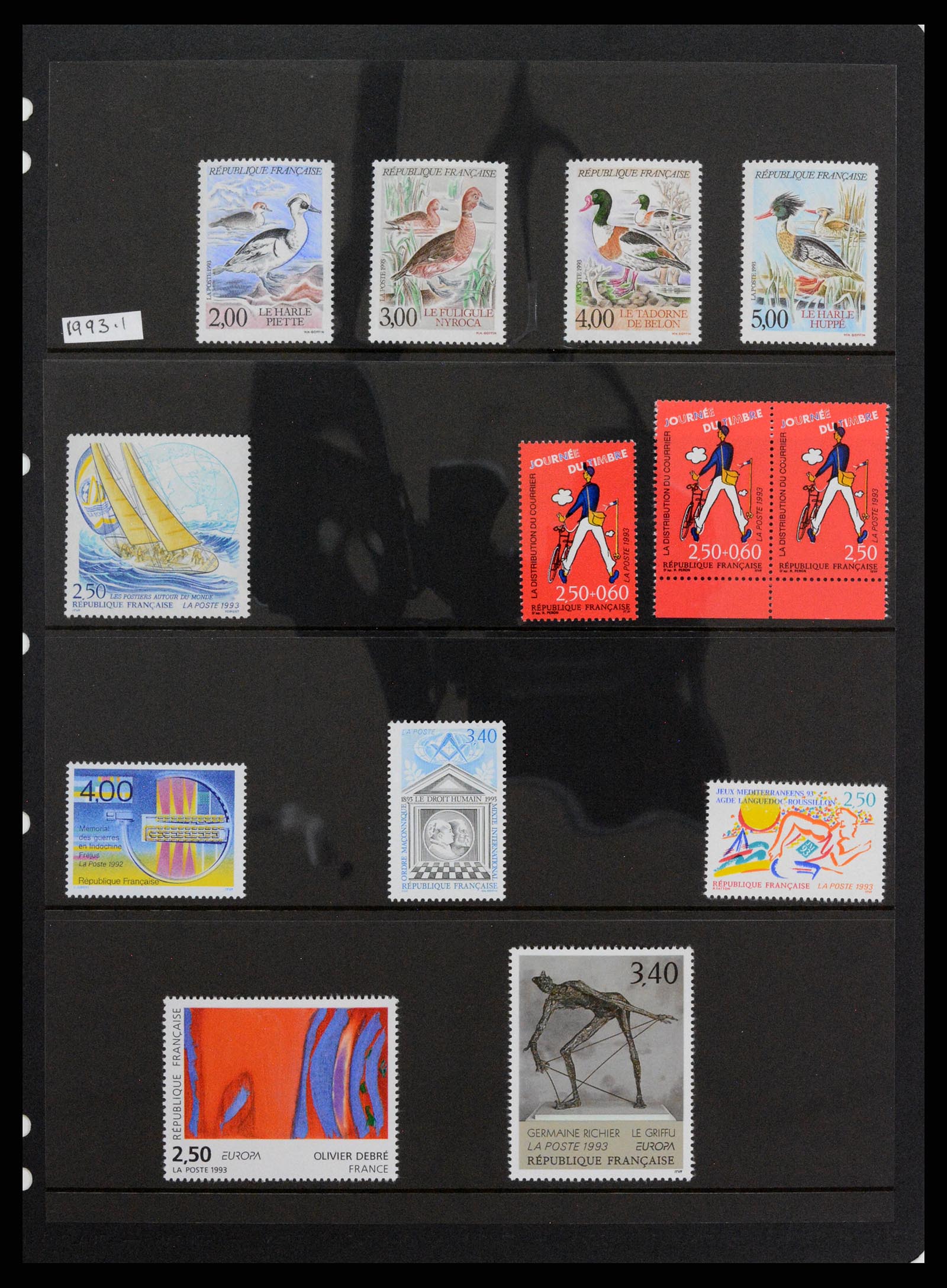 37285 256 - Stamp collection 37285 France 1849-1996.