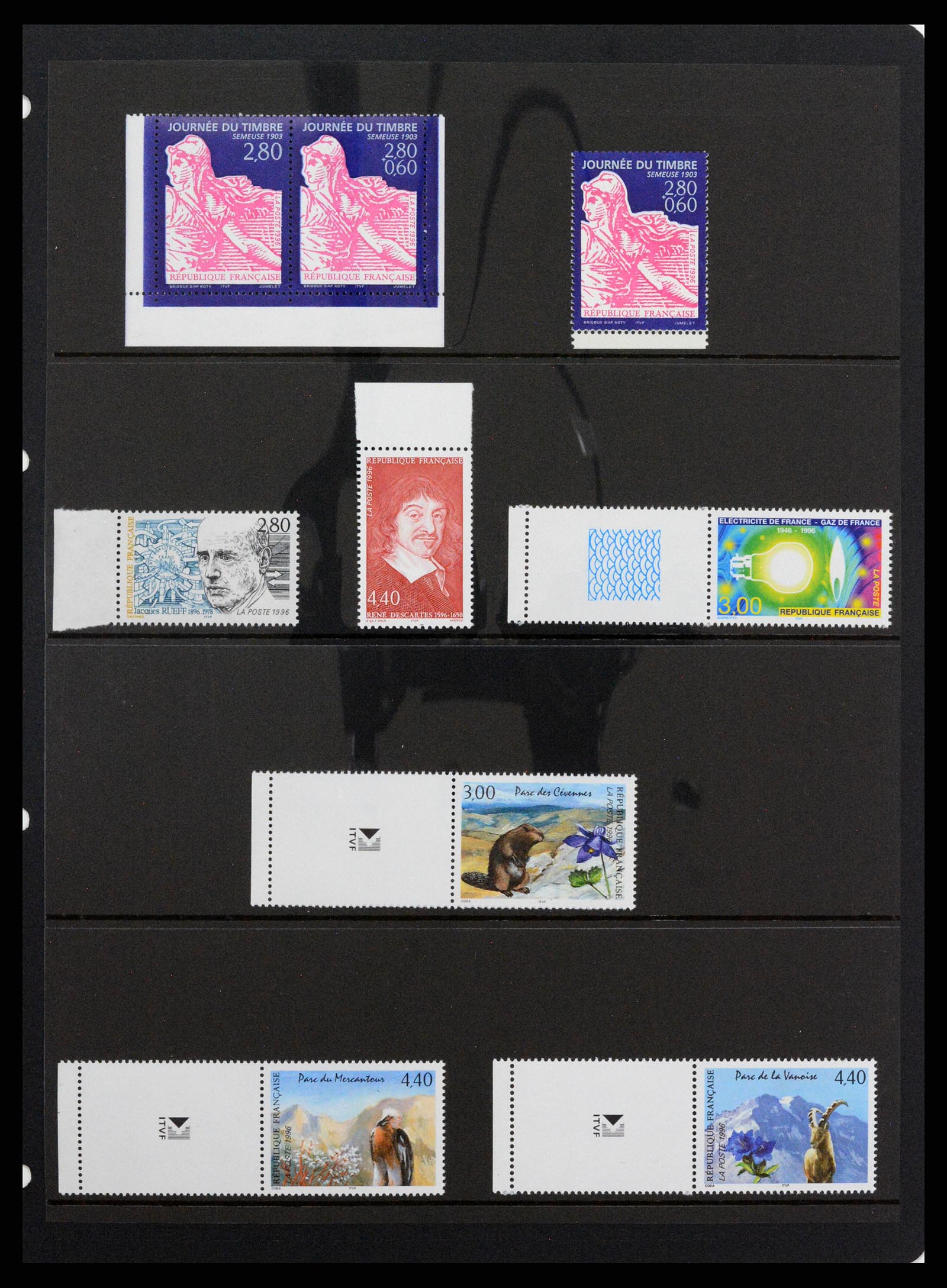 37285 281 - Postzegelverzameling 37285 Frankrijk 1849-1996.